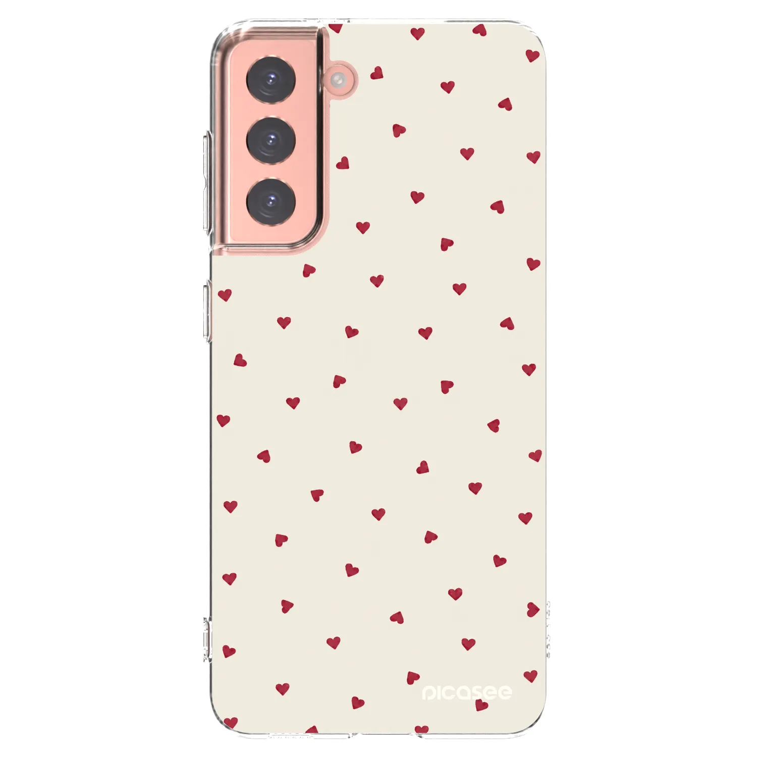 Picasee silikonska prozirna maskica za Samsung Galaxy S21 5G G991B - Little Love