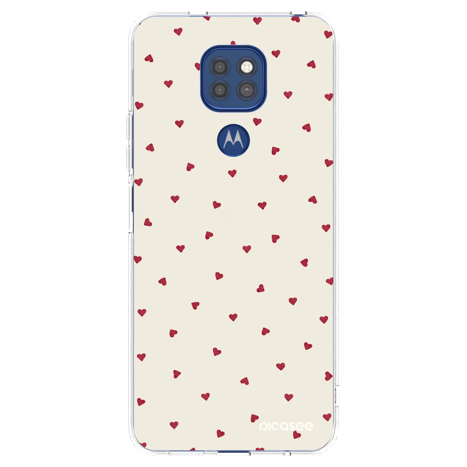Picasee silikonska prozirna maskica za Motorola Moto G9 Play - Little Love