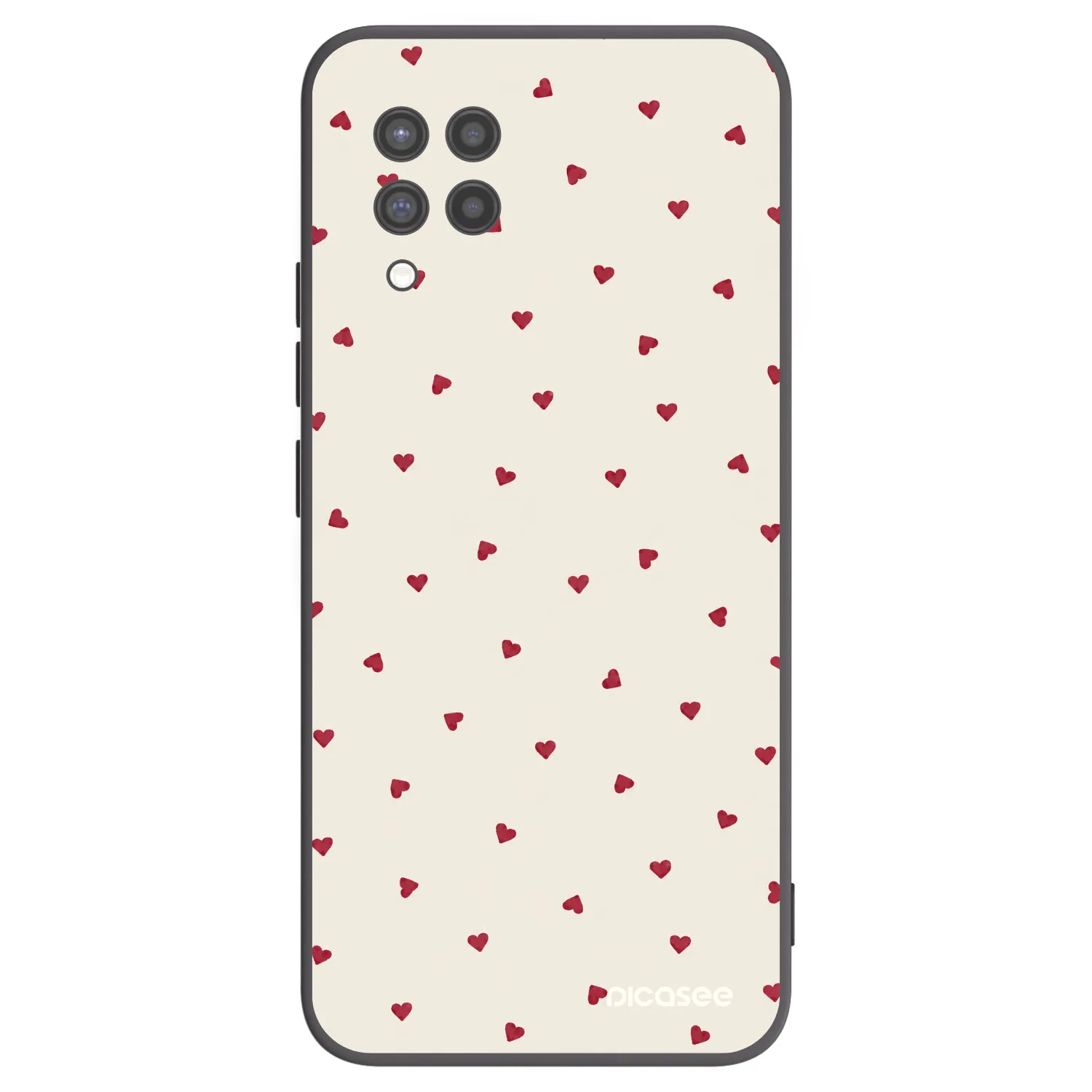 Picasee crna silikonska maskica za Samsung Galaxy A42 A426B - Little Love