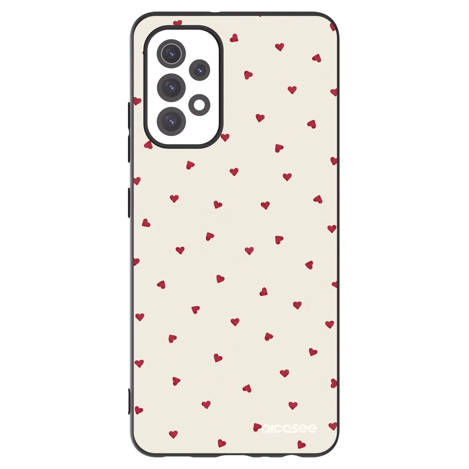 Picasee crna silikonska maskica za Samsung Galaxy A32 5G A326B - Little Love