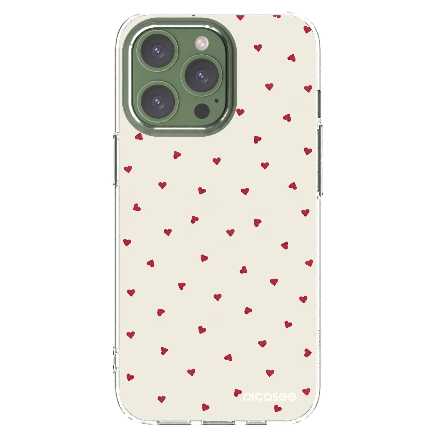 Picasee silikonska prozirna maskica za Apple iPhone 13 Pro - Little Love