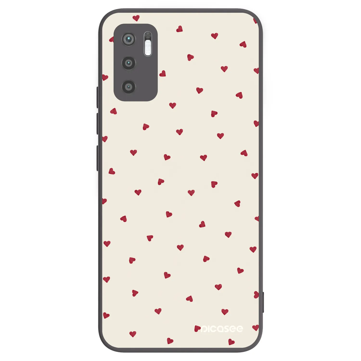 Picasee crna silikonska maskica za Xiaomi Redmi Note 10 5G - Little Love