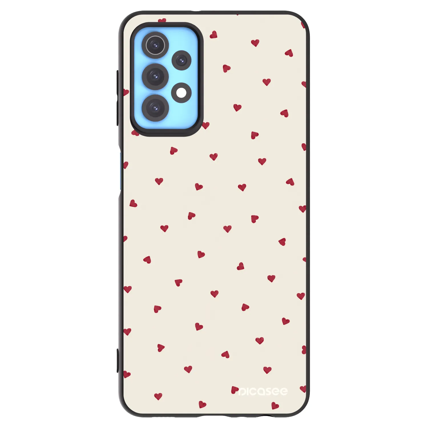 Picasee crna silikonska maskica za Samsung Galaxy A32 4G SM-A325F - Little Love