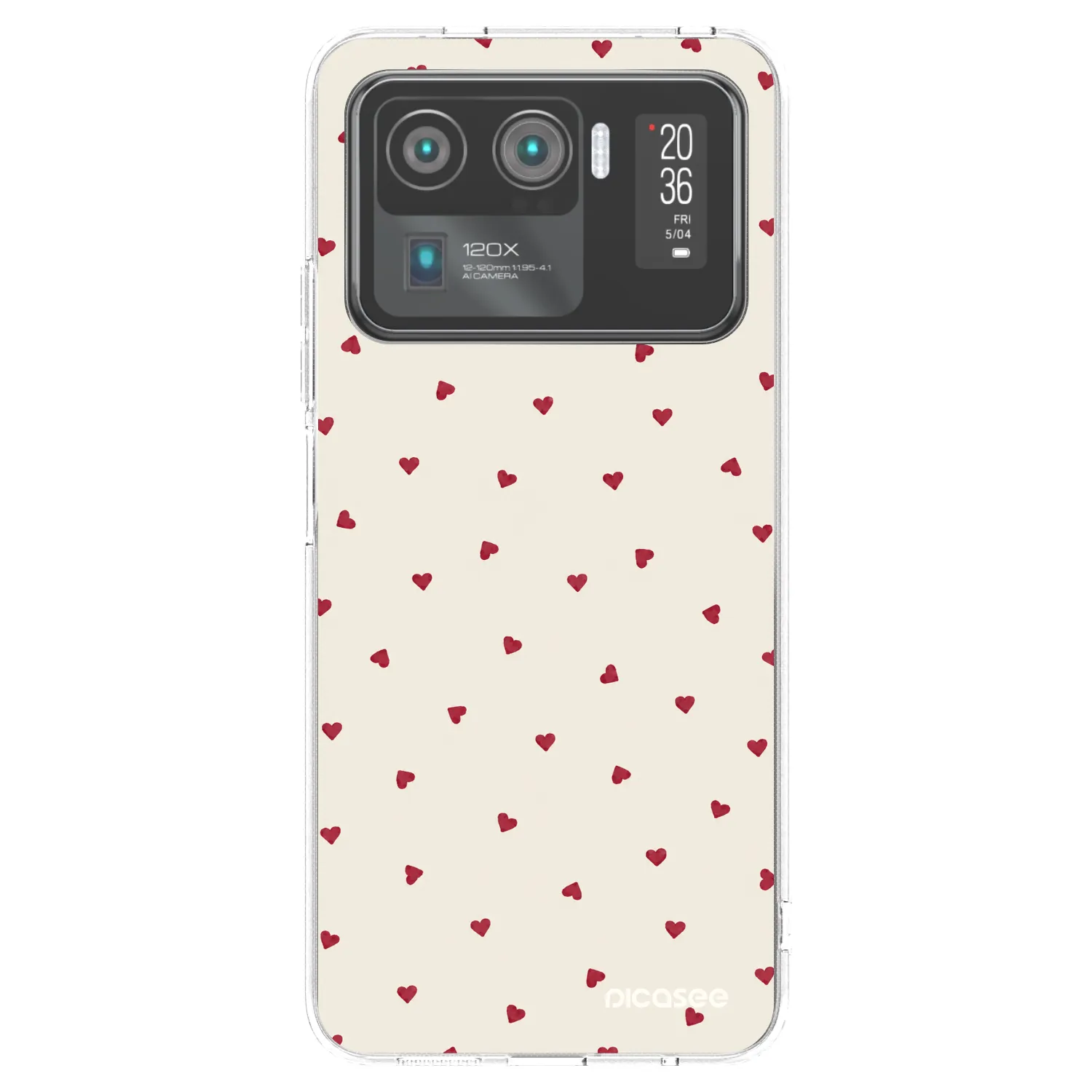 Picasee silikonska prozirna maskica za Xiaomi Mi 11 Ultra - Little Love