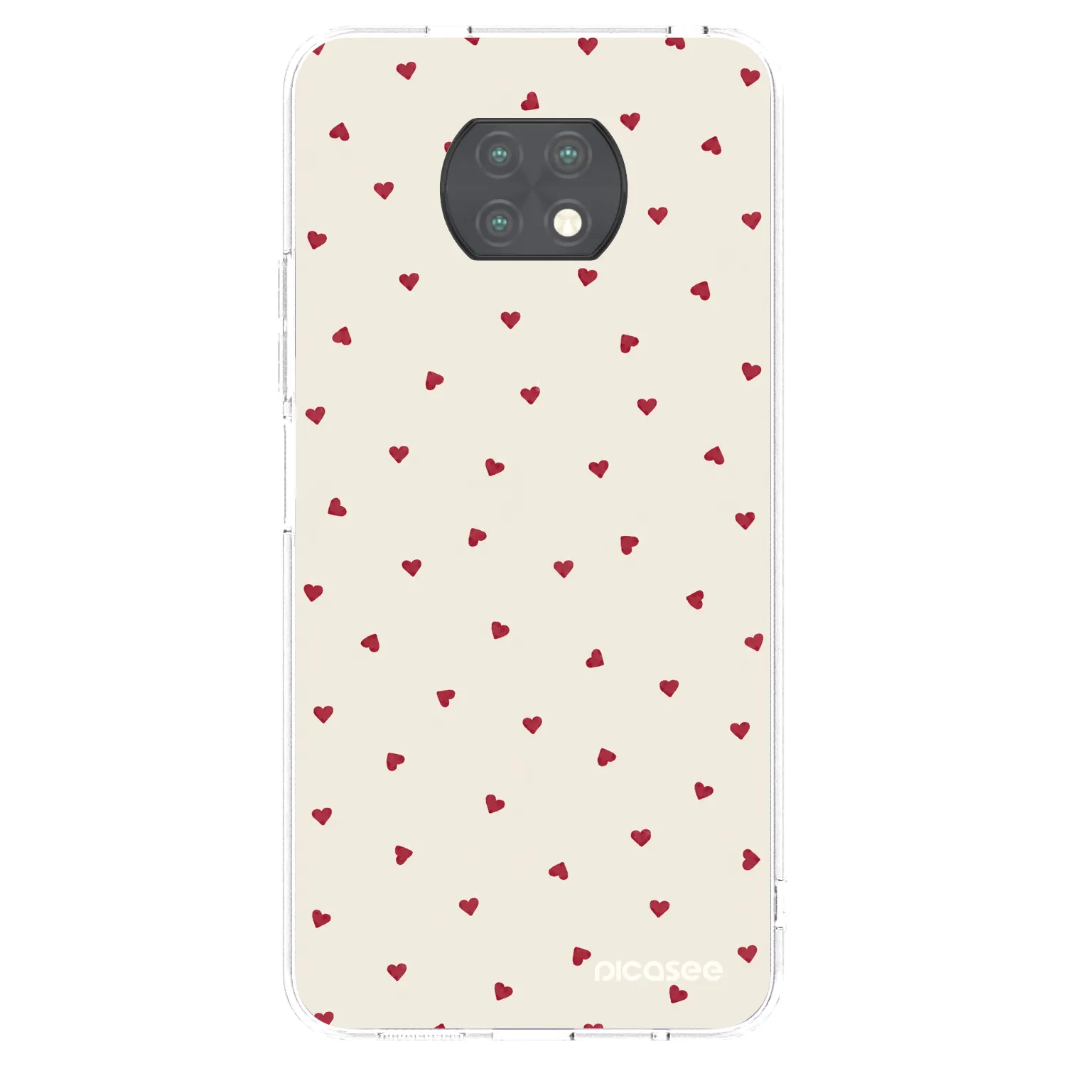 Picasee silikonska prozirna maskica za Xiaomi Redmi Note 9T - Little Love