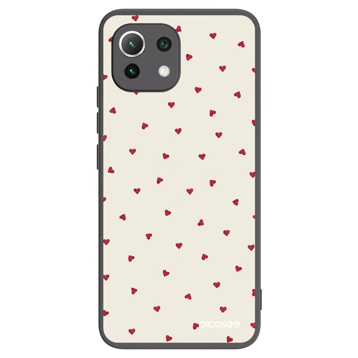 Picasee crna silikonska maskica za Xiaomi 11 Lite 5G NE - Little Love