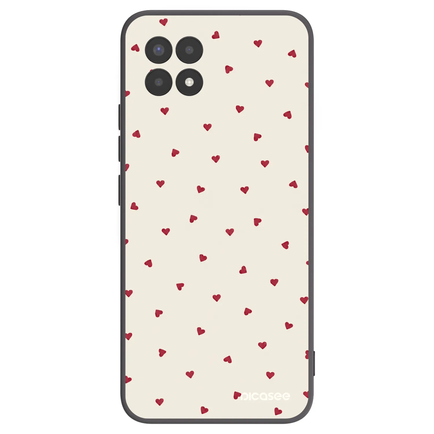 Picasee crna silikonska maskica za Realme 8i - Little Love