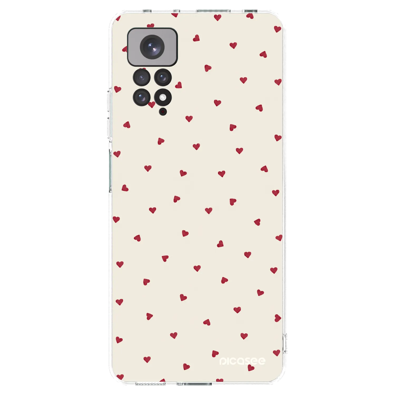 Picasee silikonska prozirna maskica za Xiaomi Redmi Note 11 - Little Love