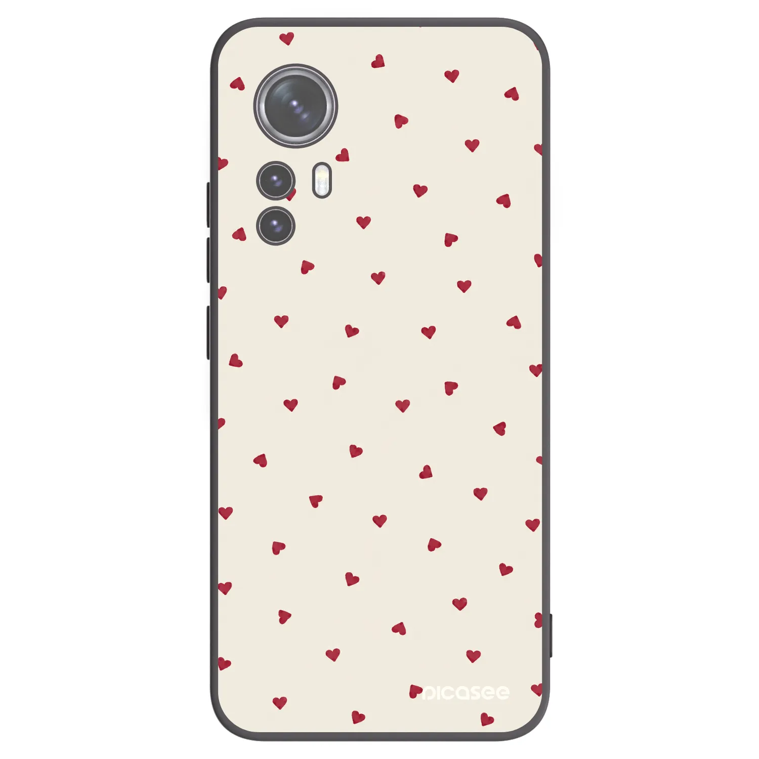 Picasee crna silikonska maskica za Xiaomi 12X - Little Love
