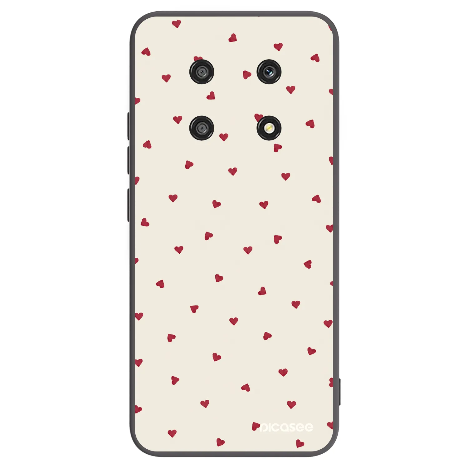 Picasee crna silikonska maskica za Honor Magic4 Lite 5G - Little Love
