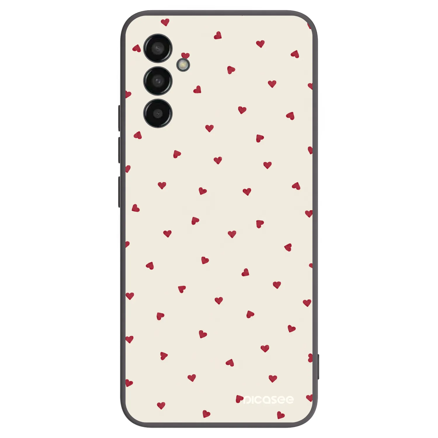 Picasee crna silikonska maskica za Samsung Galaxy M13 M135F - Little Love