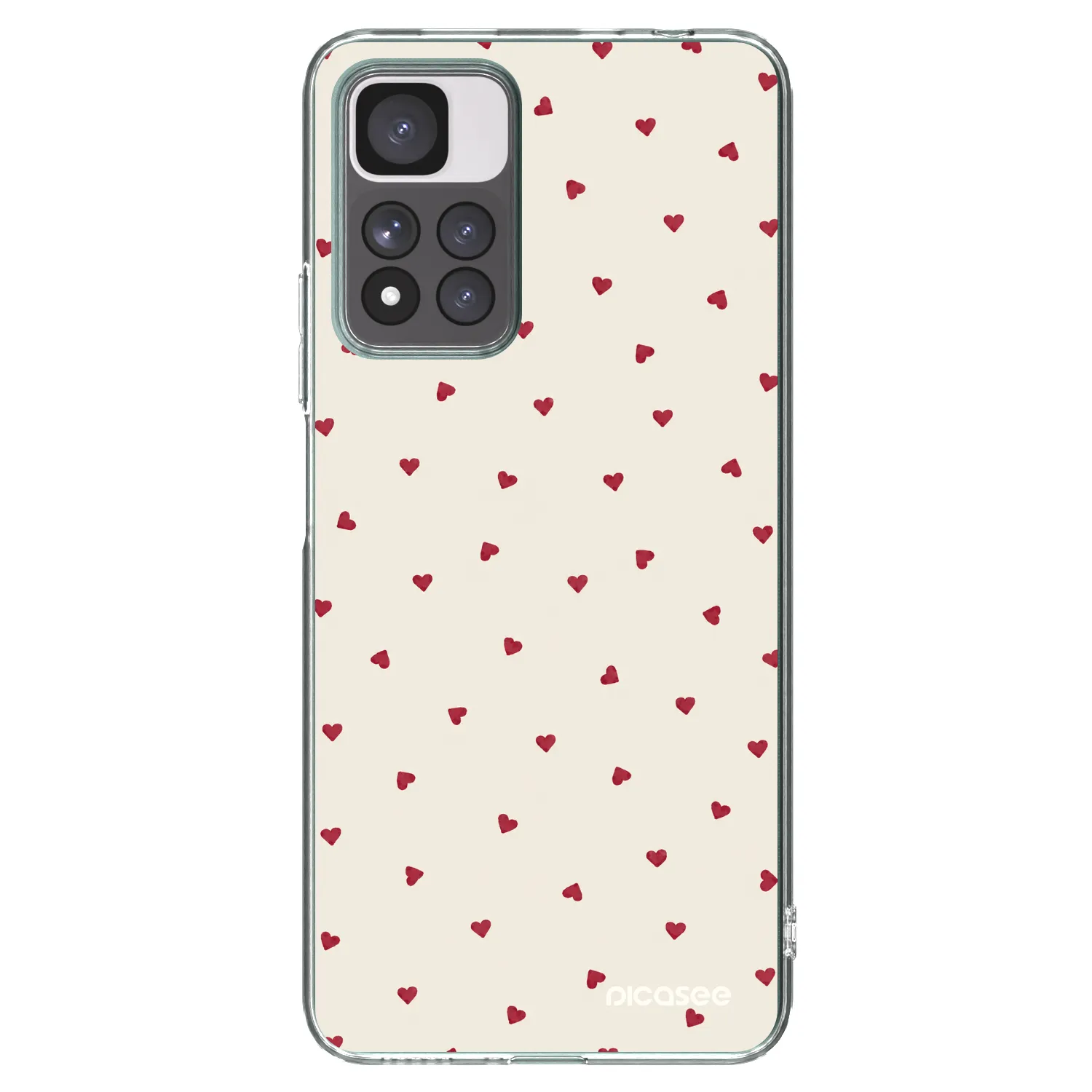 Picasee silikonska prozirna maskica za Xiaomi Redmi Note 11 Pro+ 5G - Little Love
