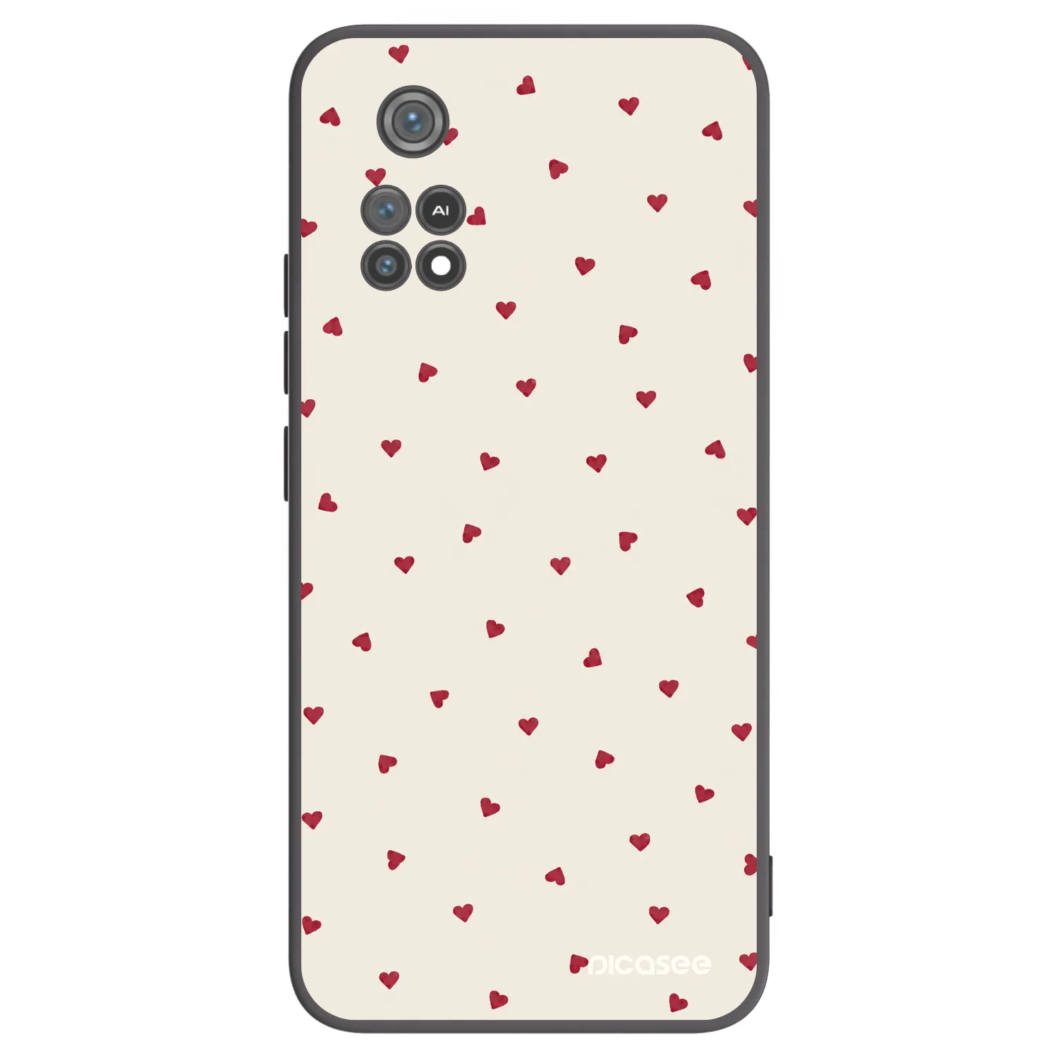 Picasee crna silikonska maskica za Xiaomi Poco M4 Pro - Little Love