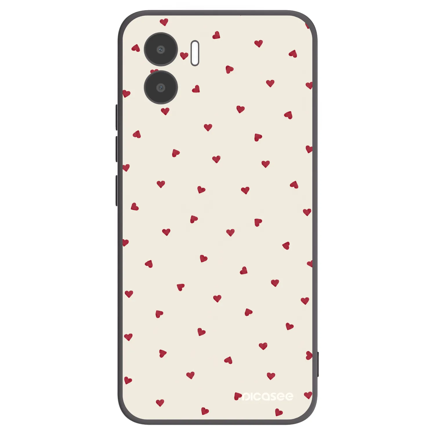 Picasee crna silikonska maskica za Xiaomi Redmi A1 - Little Love