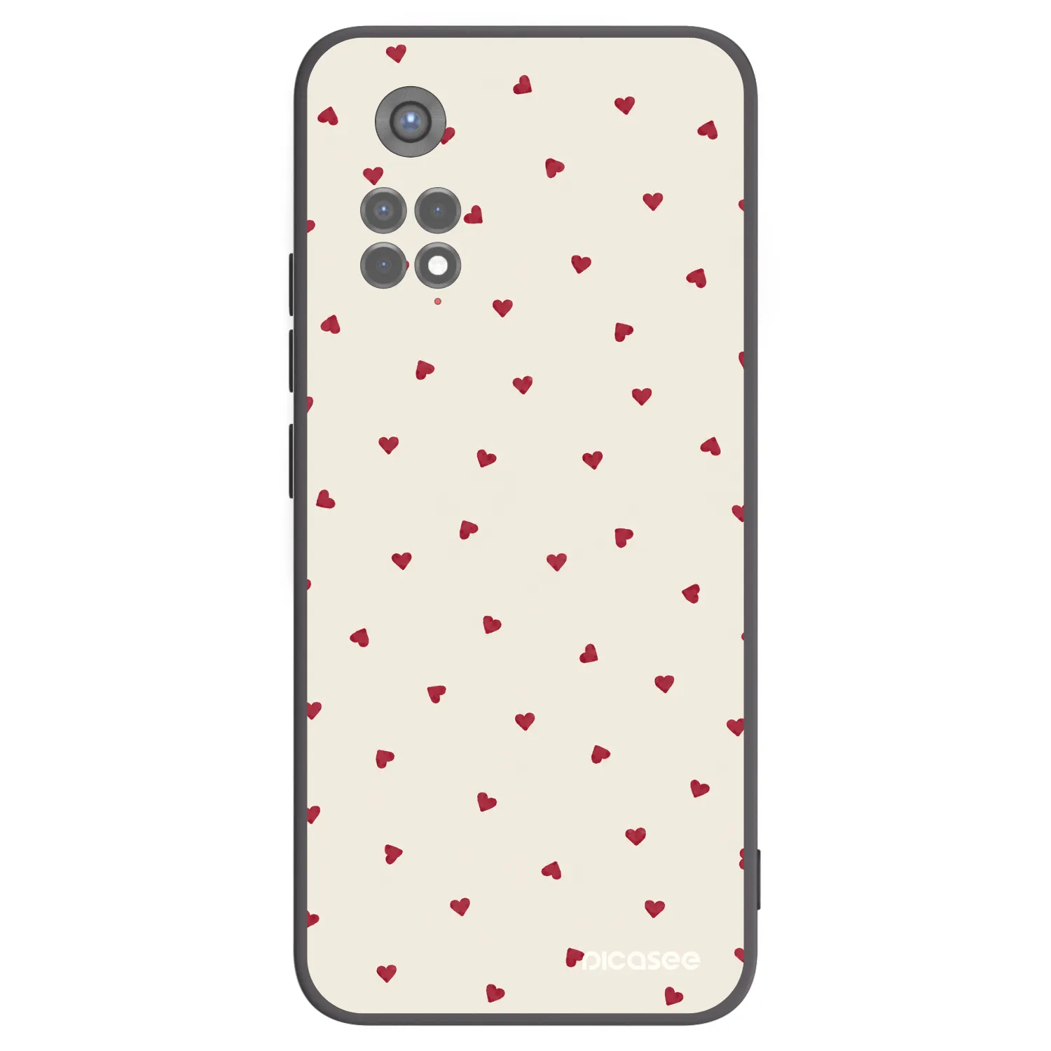 Picasee crna silikonska maskica za Xiaomi Redmi Note 11S 5G - Little Love