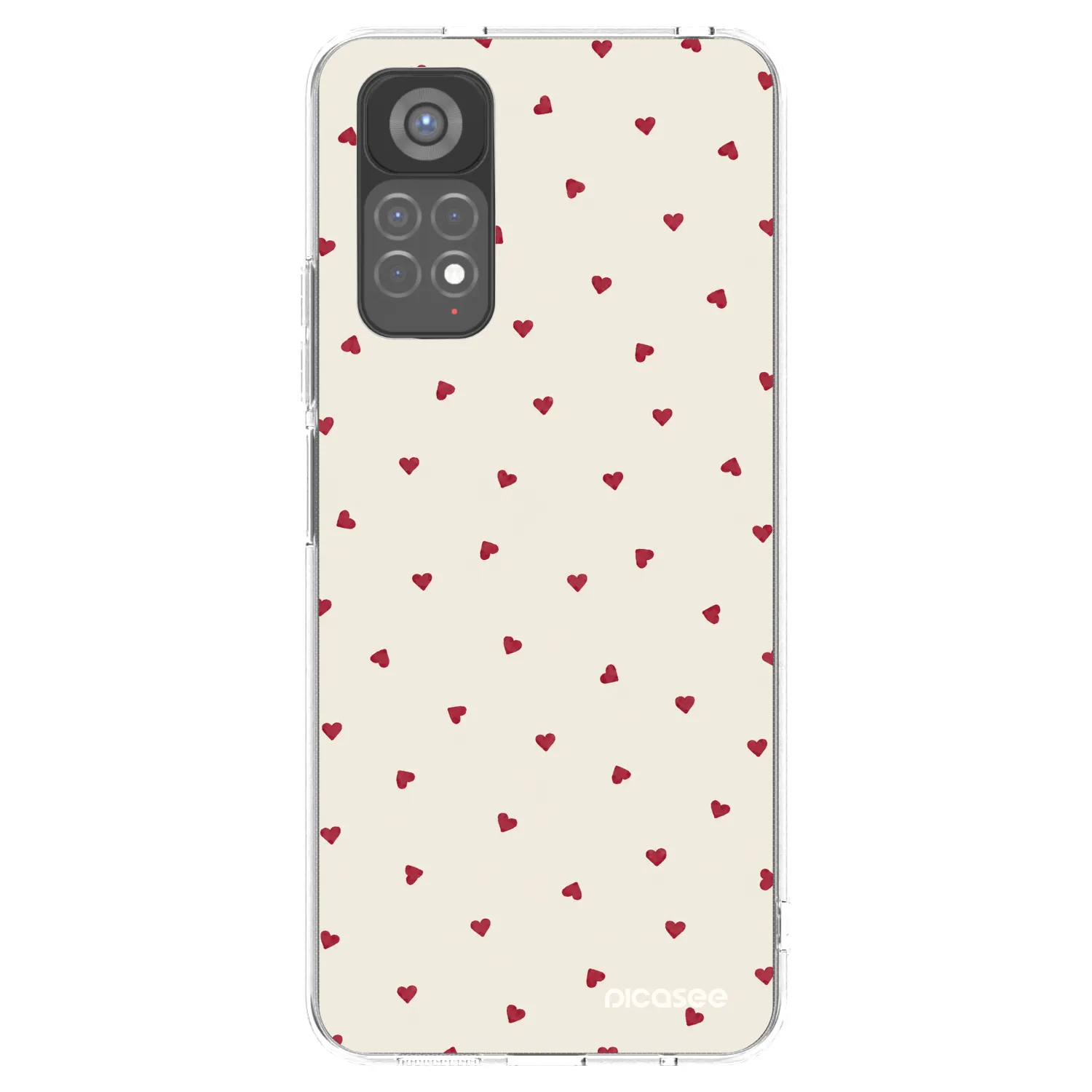 Picasee silikonska prozirna maskica za Xiaomi Redmi Note 11S 5G - Little Love