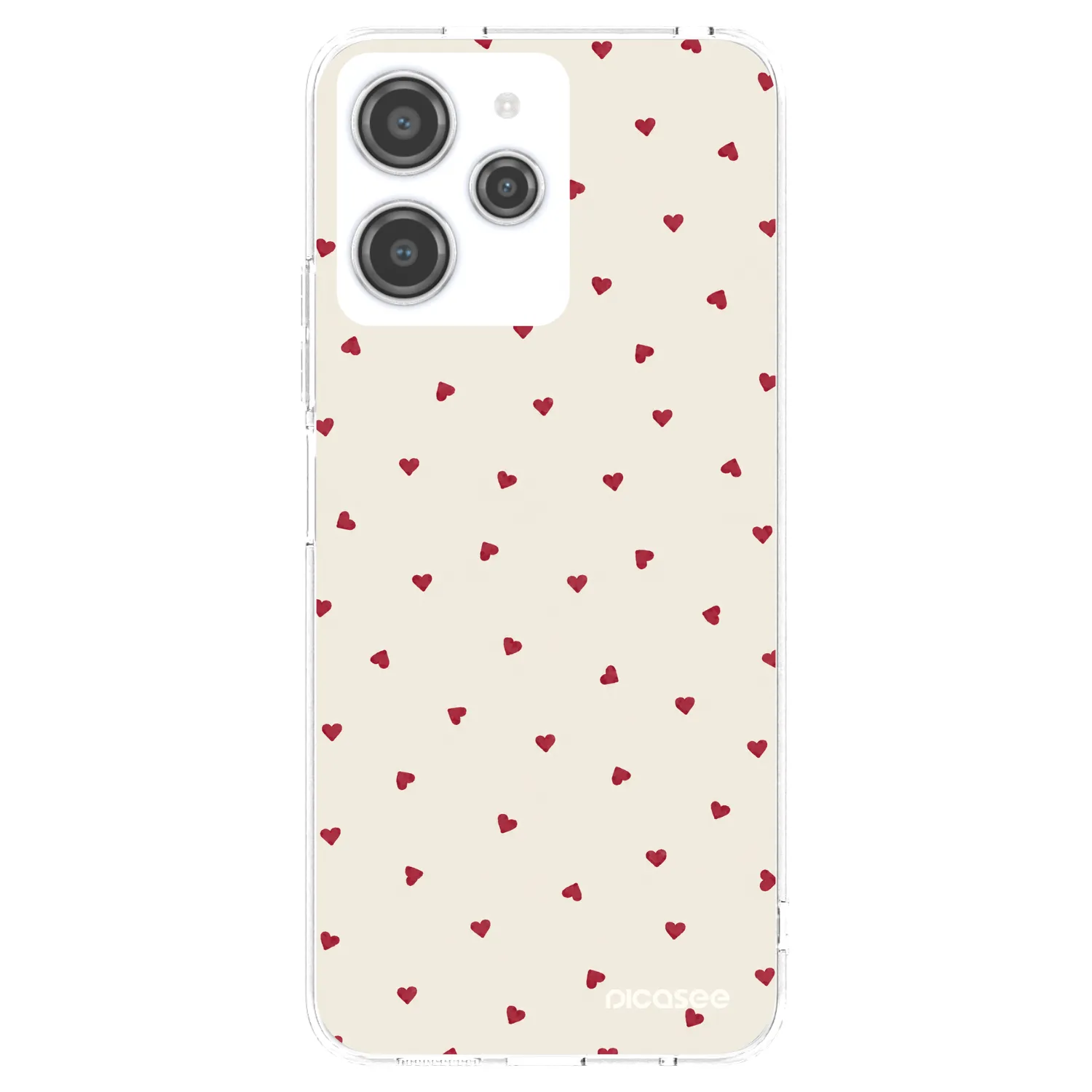 Picasee silikonska prozirna maskica za Xiaomi Redmi 12 4G - Little Love