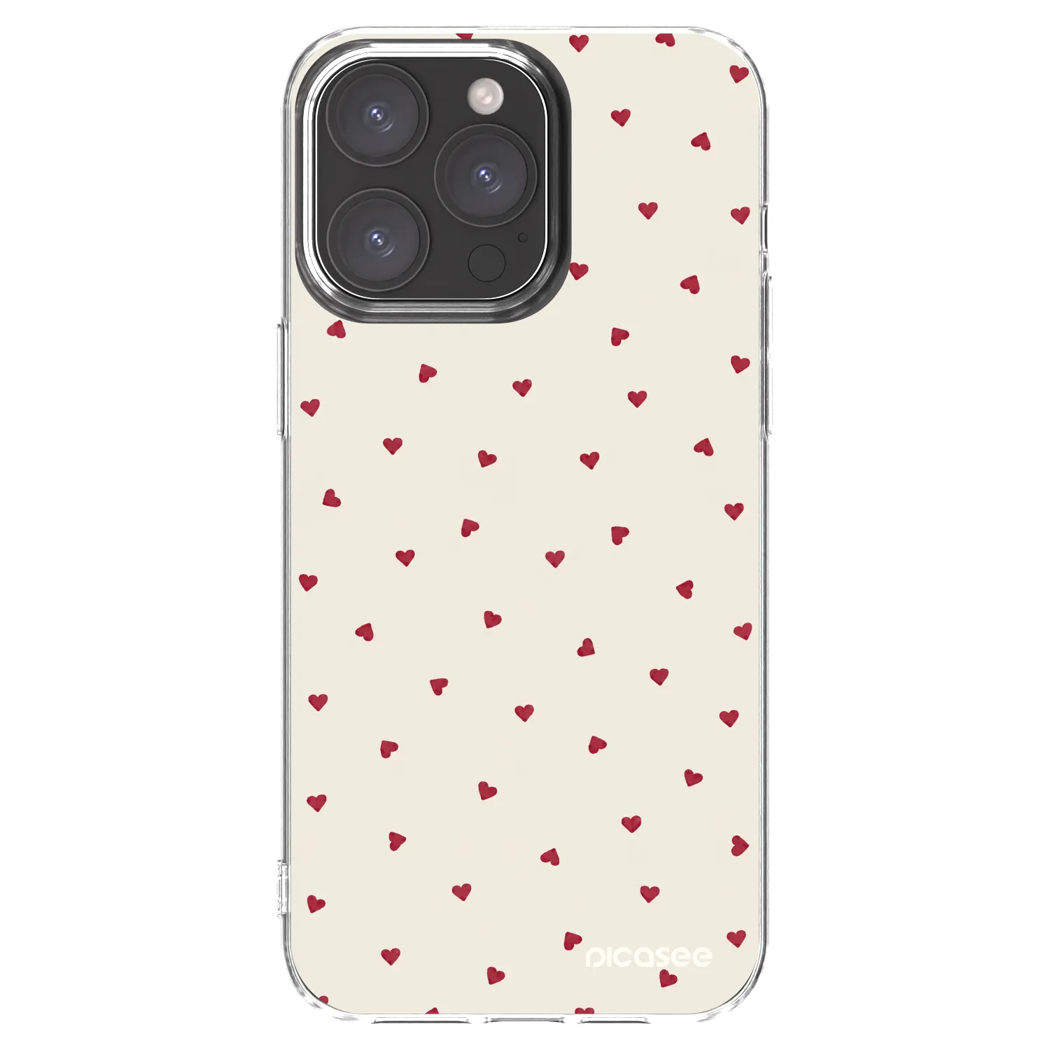 Picasee silikonska prozirna maskica za Apple iPhone 15 Pro Max - Little Love