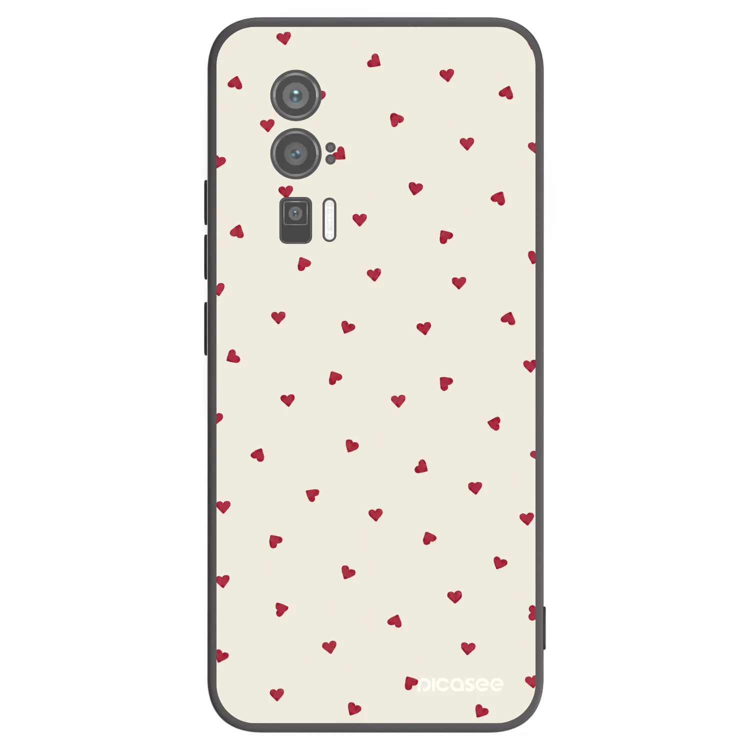 Picasee crna silikonska maskica za Xiaomi Poco F5 Pro 5G - Little Love