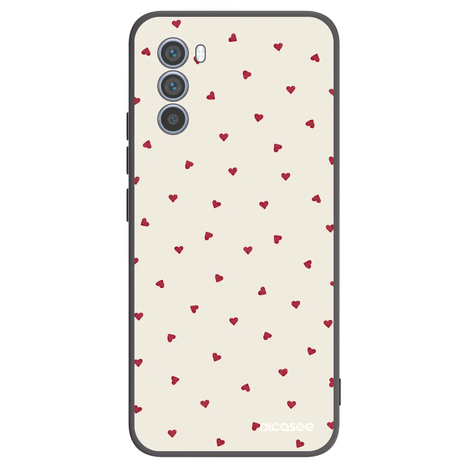 Picasee crna silikonska maskica za Motorola Moto G62 - Little Love