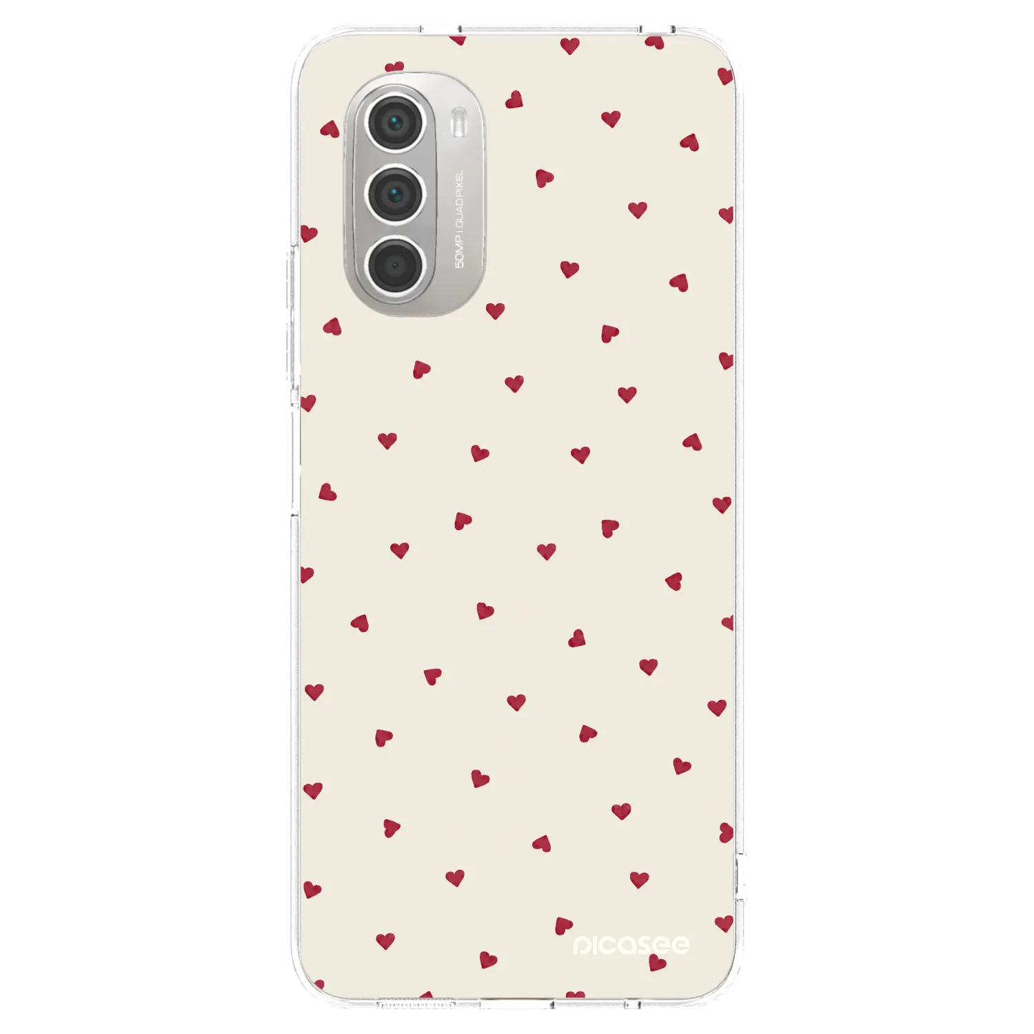 Picasee silikonska prozirna maskica za Motorola Moto G51 - Little Love