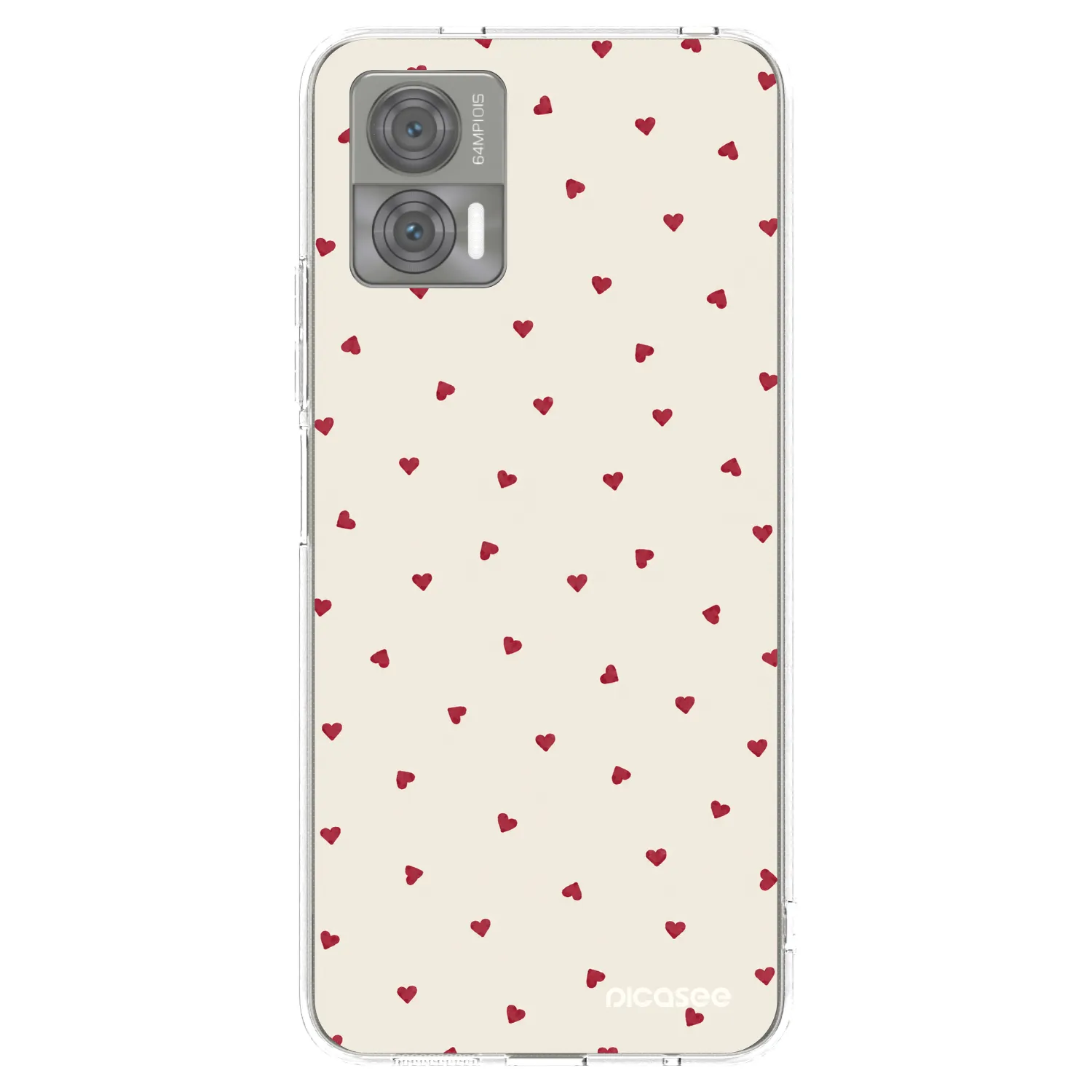 Picasee silikonska prozirna maskica za Motorola Edge 30 Neo - Little Love