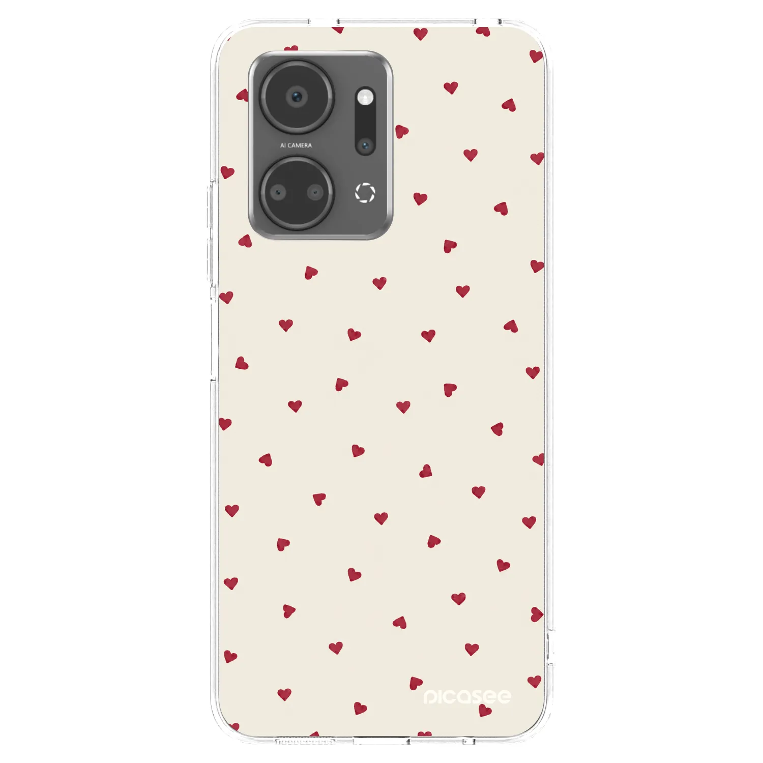 Picasee silikonska prozirna maskica za Honor X7a - Little Love