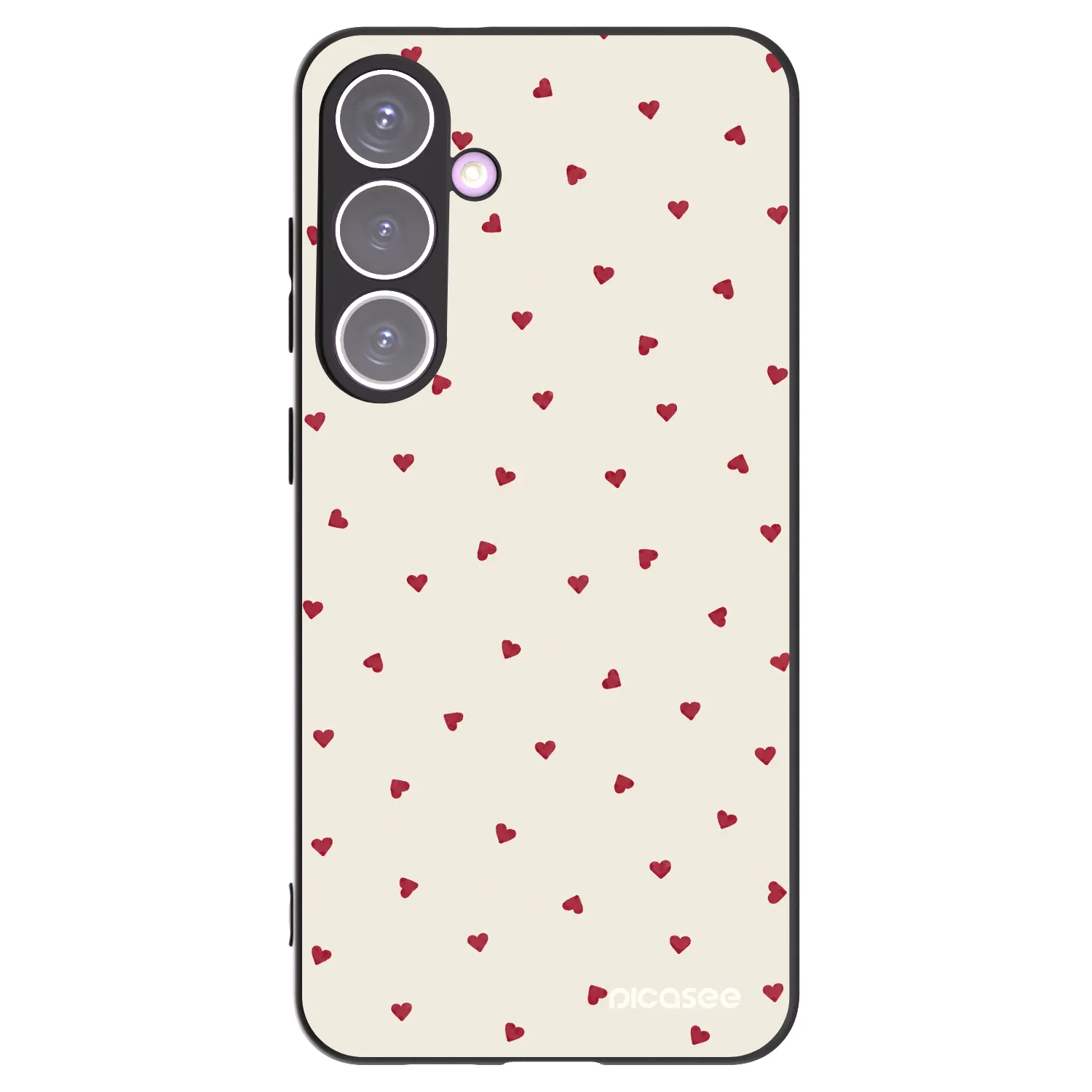 Picasee crna silikonska maskica za Samsung Galaxy S24+ S926B 5G - Little Love