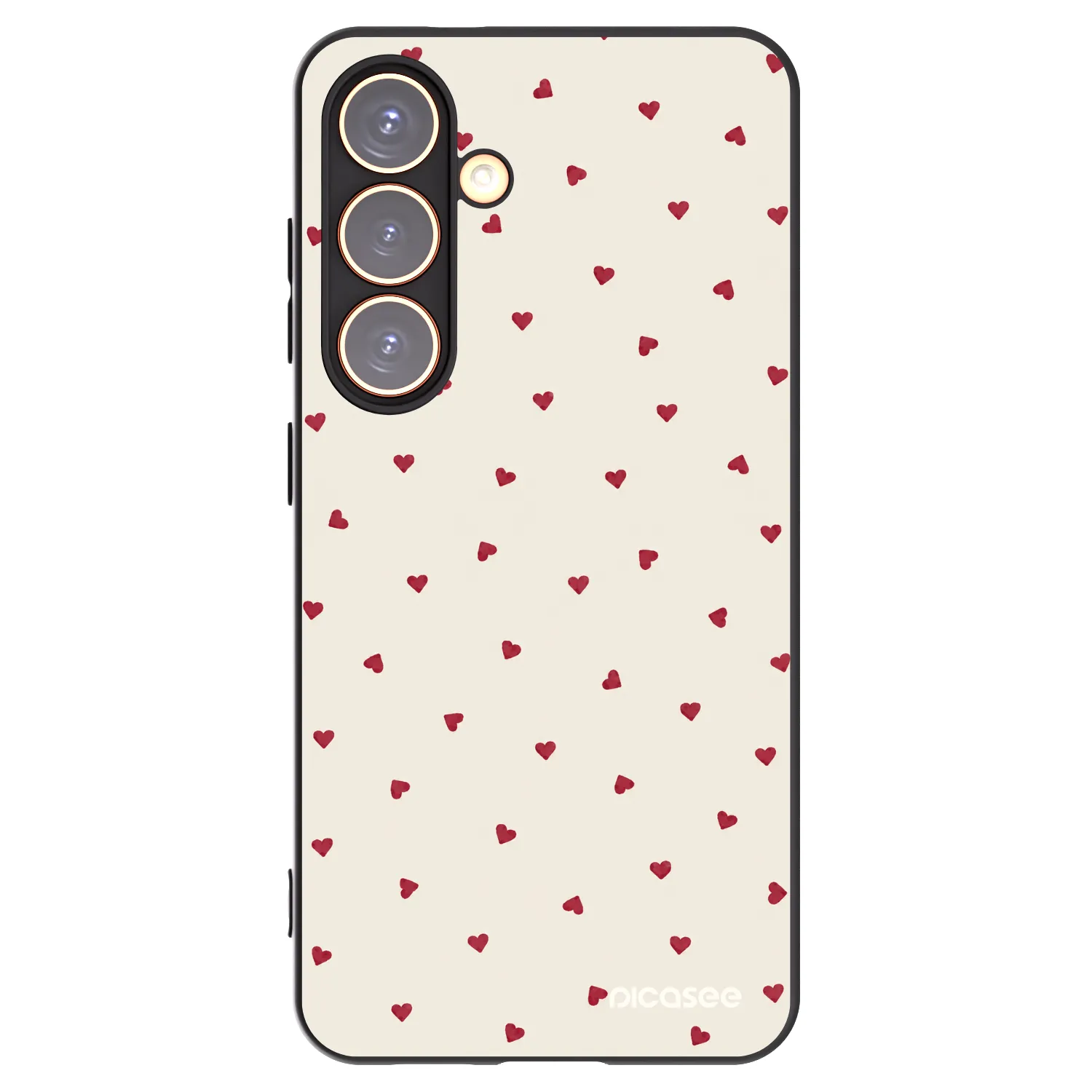 Picasee crna silikonska maskica za Samsung Galaxy S24 S921B 5G - Little Love