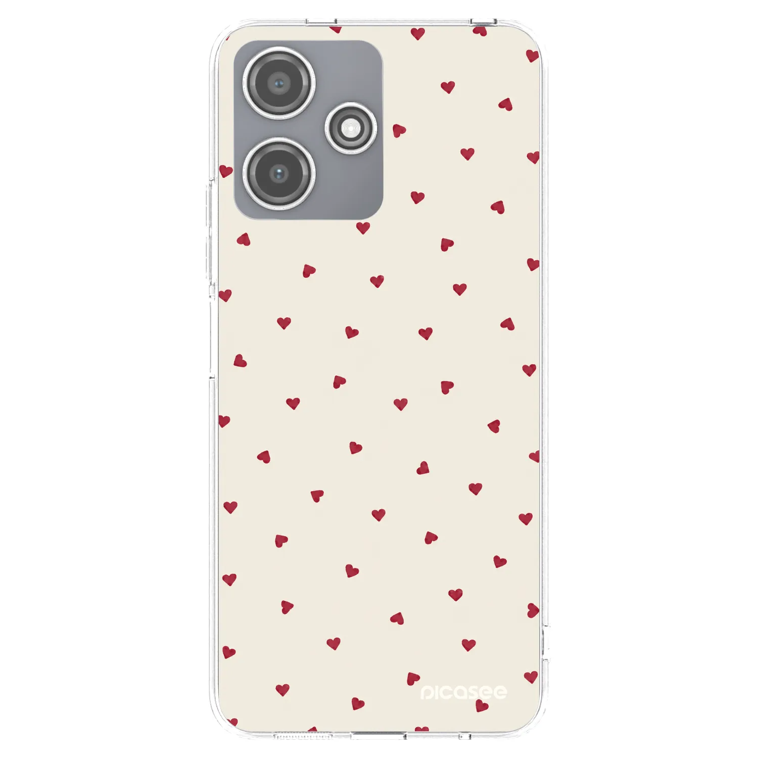 Picasee silikonska prozirna maskica za Xiaomi Redmi 12 5G - Little Love