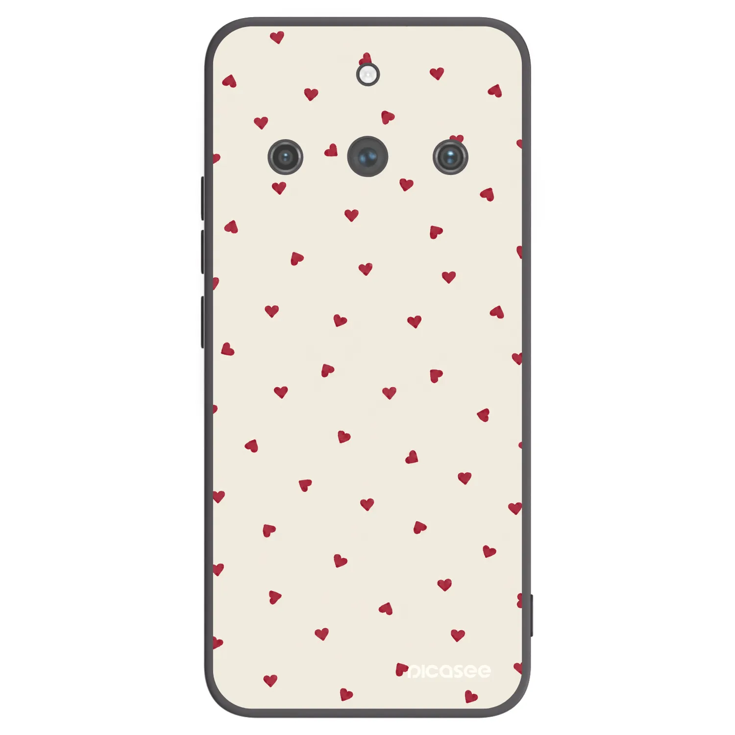 Picasee crna silikonska maskica za Realme 11 Pro+ - Little Love