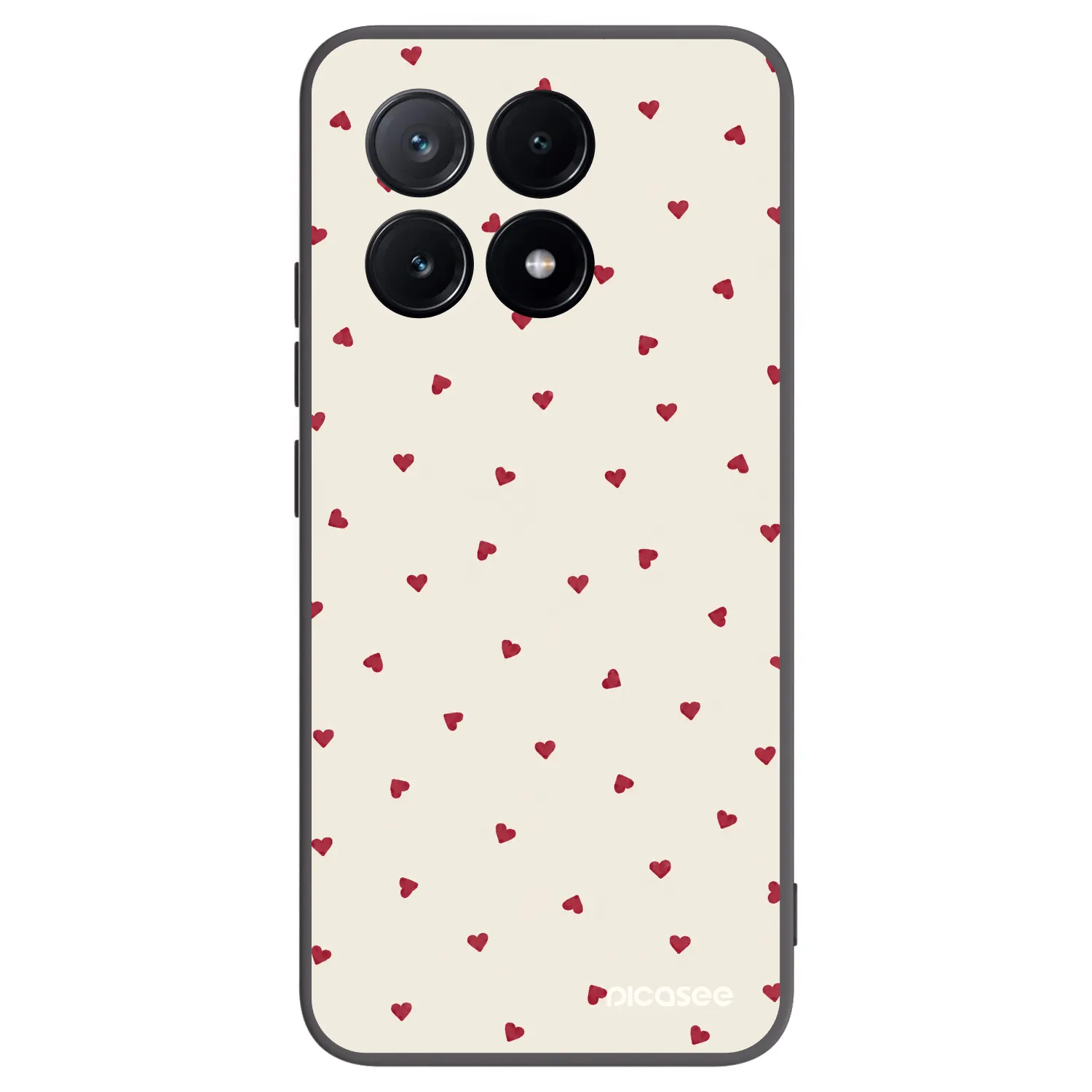 Picasee crna silikonska maskica za Xiaomi Poco X6 Pro - Little Love