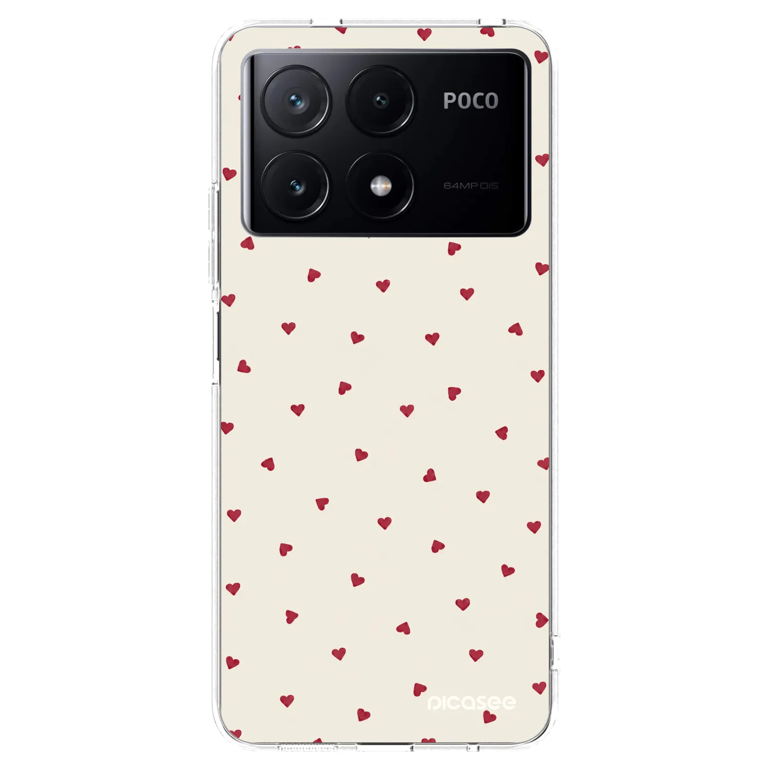 Picasee silikonska prozirna maskica za Xiaomi Poco X6 Pro - Little Love