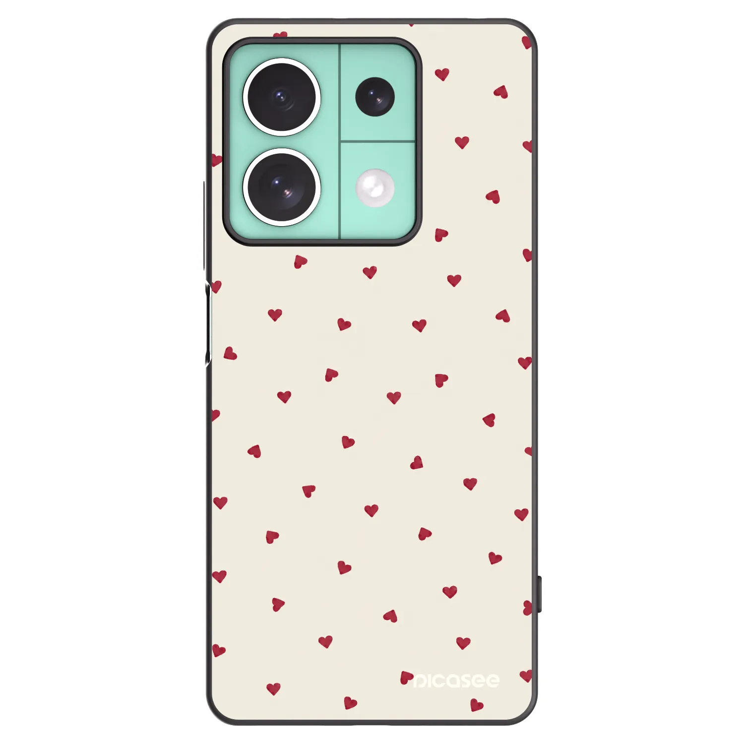 Picasee crna silikonska maskica za Xiaomi Redmi Note 13 5G - Little Love