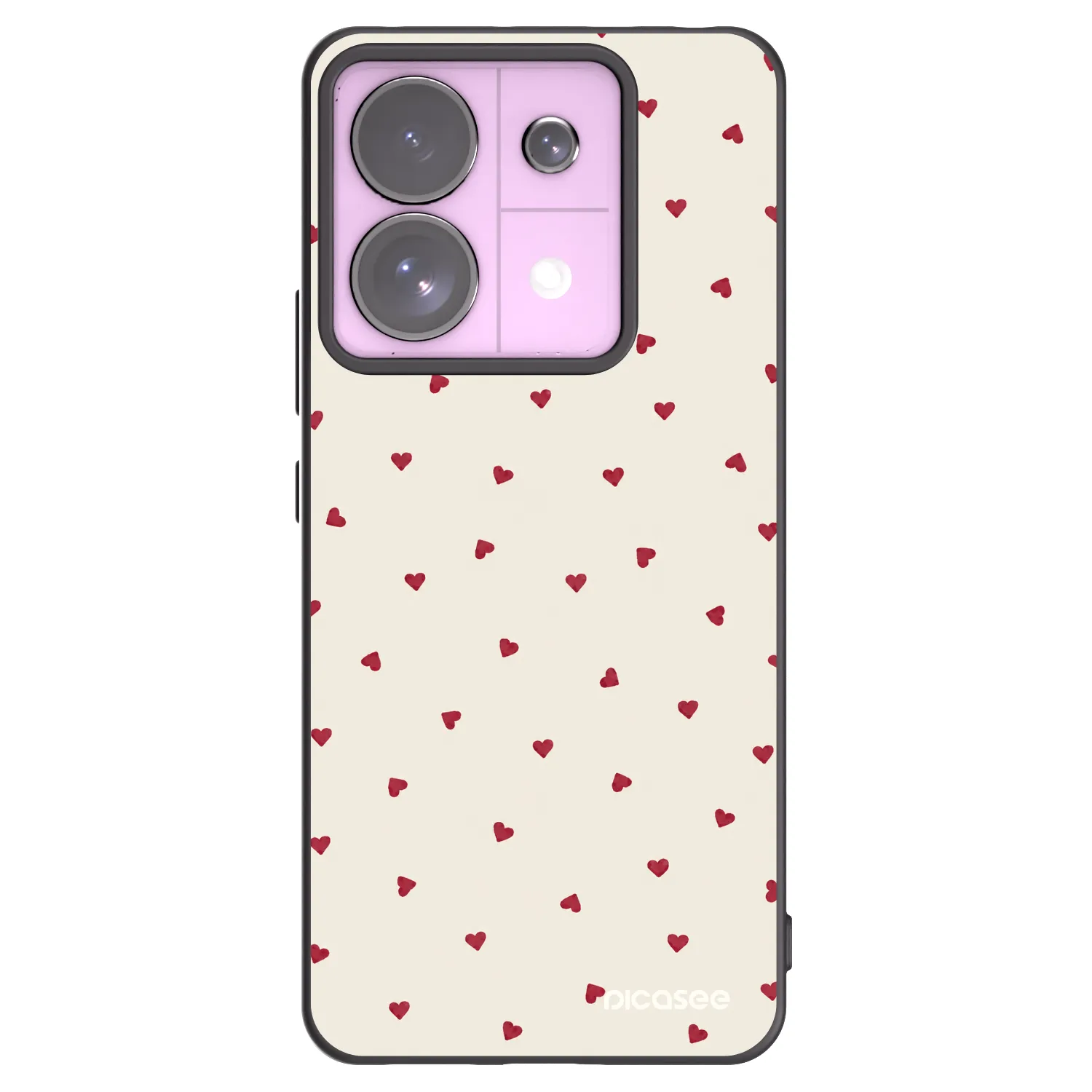 Picasee crna silikonska maskica za Xiaomi Redmi Note 13 Pro 5G - Little Love