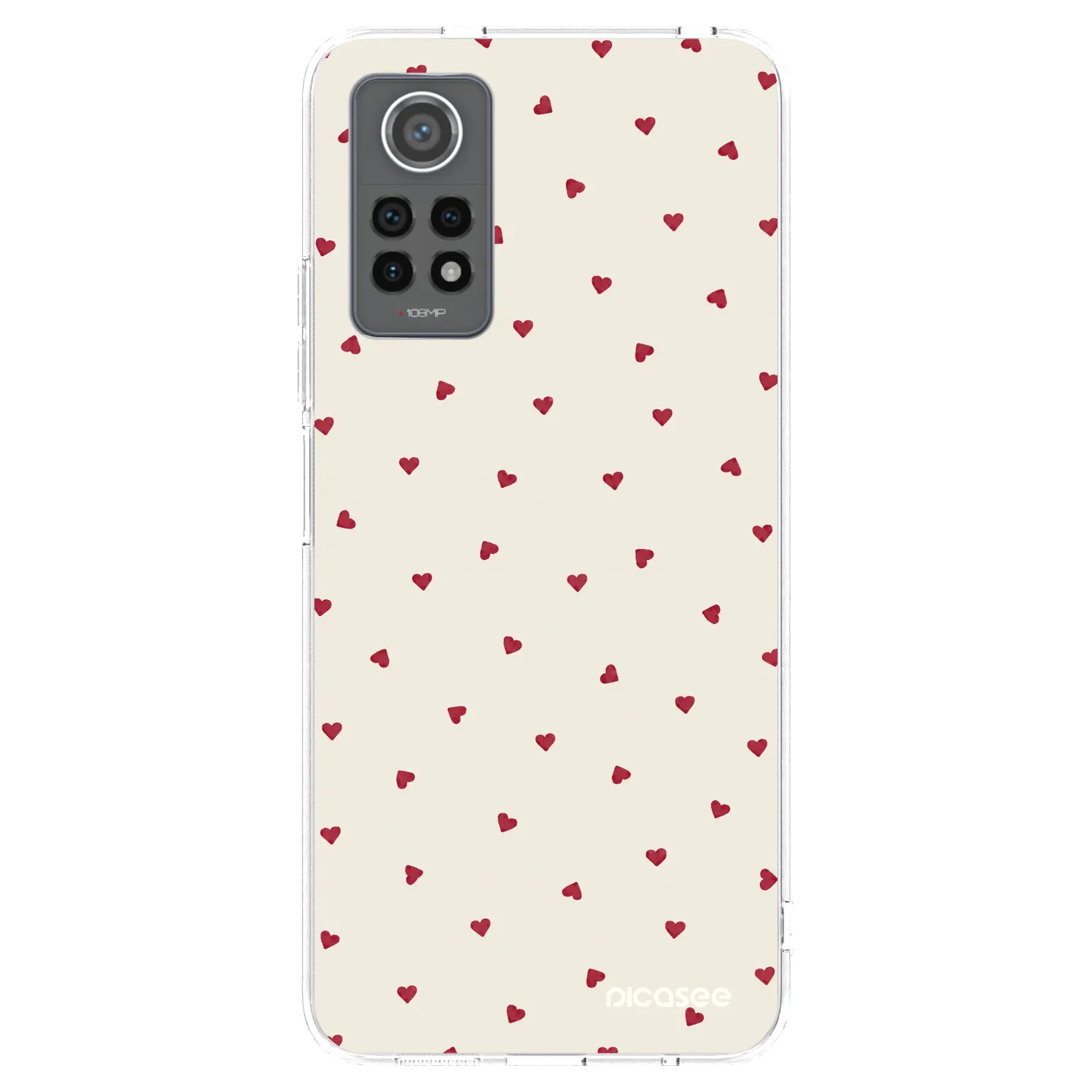 Picasee silikonska prozirna maskica za Xiaomi Redmi Note 12 Pro 4G - Little Love