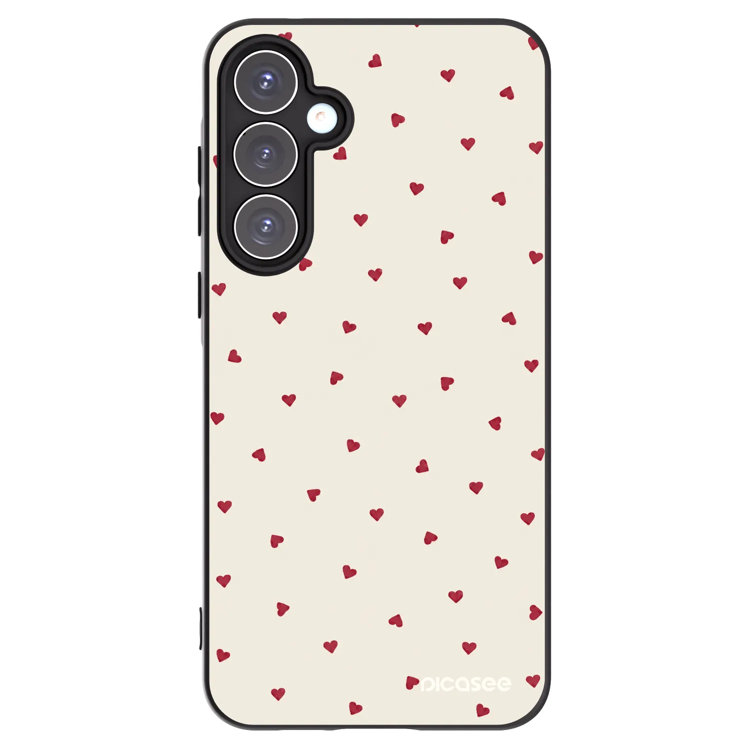Picasee crna silikonska maskica za Samsung Galaxy A55 5G A556B - Little Love