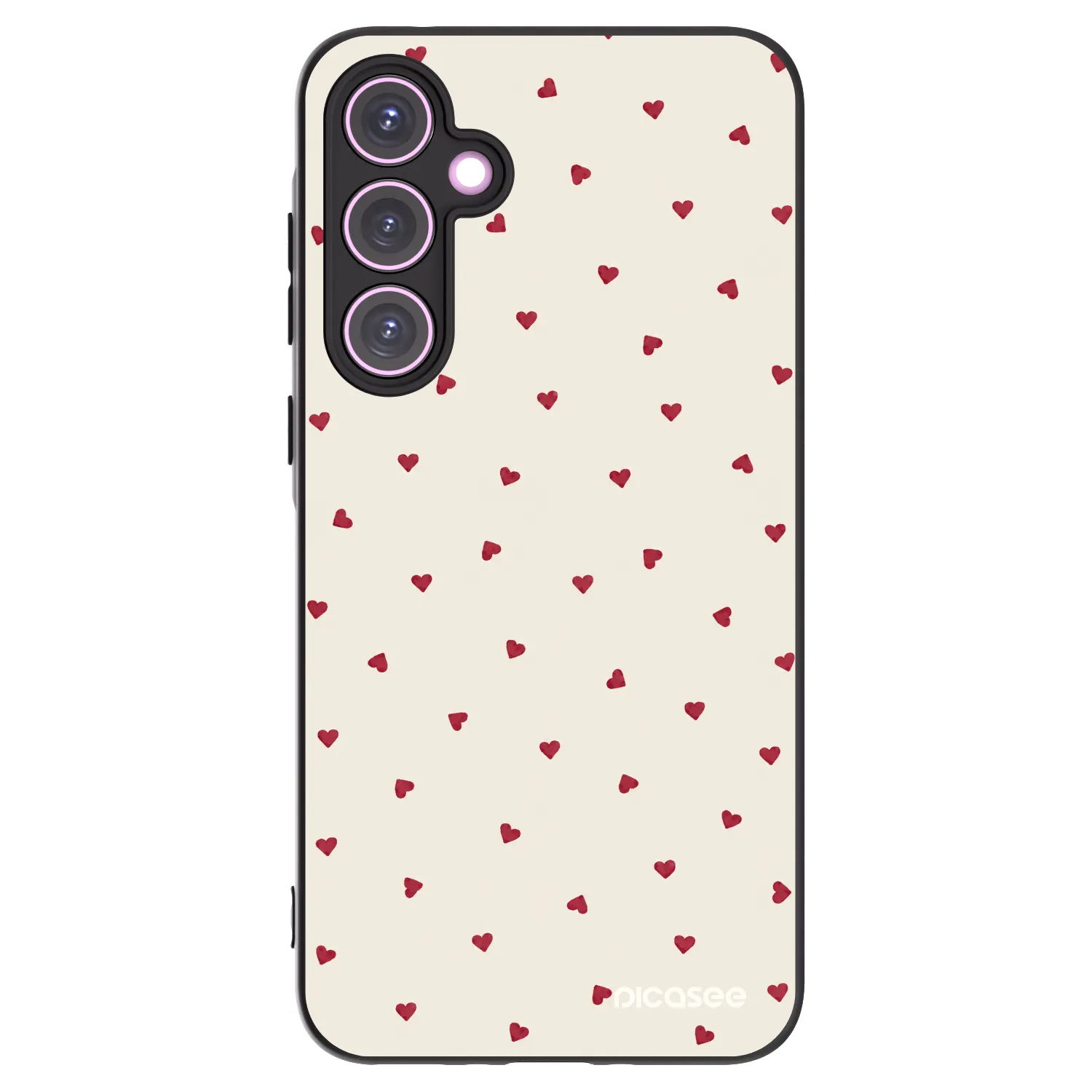 Picasee crna silikonska maskica za Samsung Galaxy A35 5G A356B - Little Love