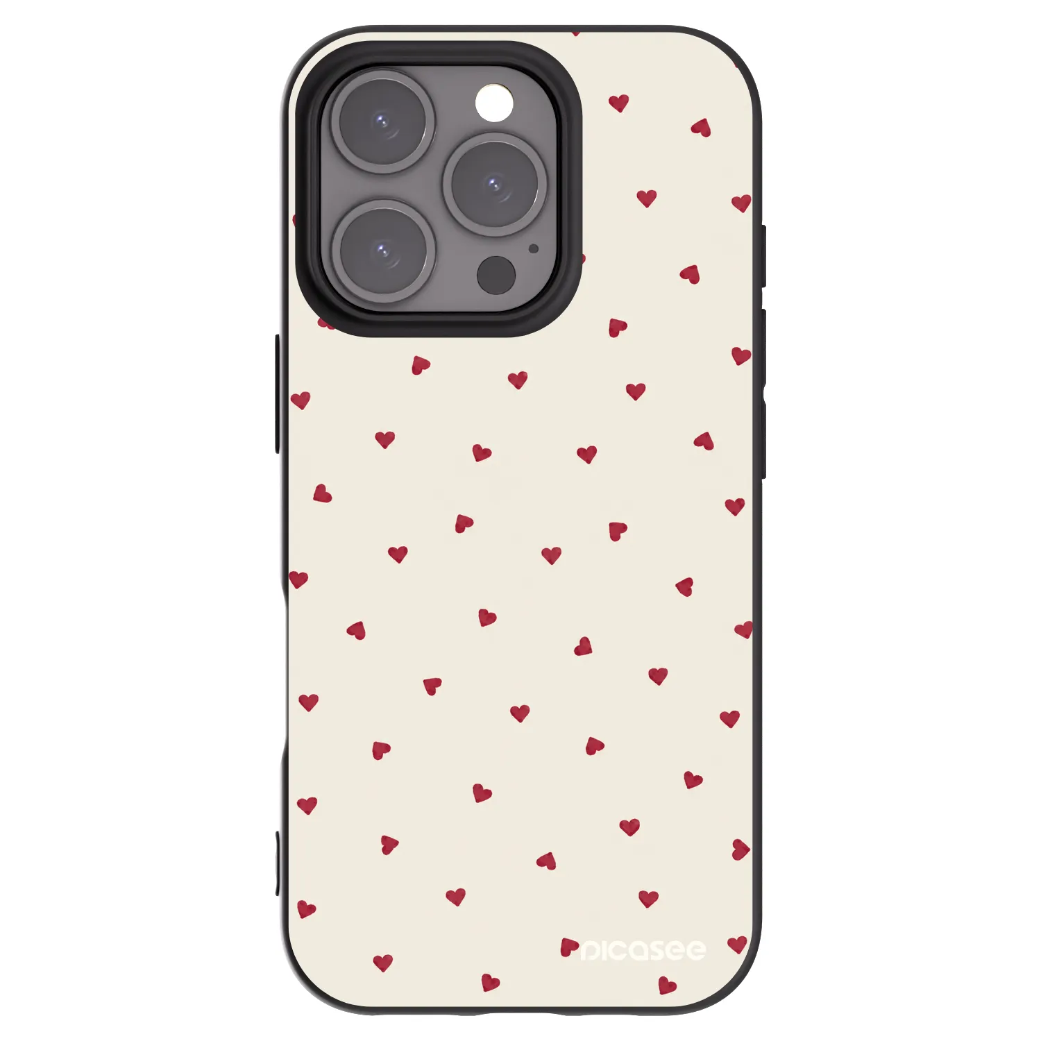 Picasee crna silikonska maskica za Apple iPhone 16 Pro - Little Love
