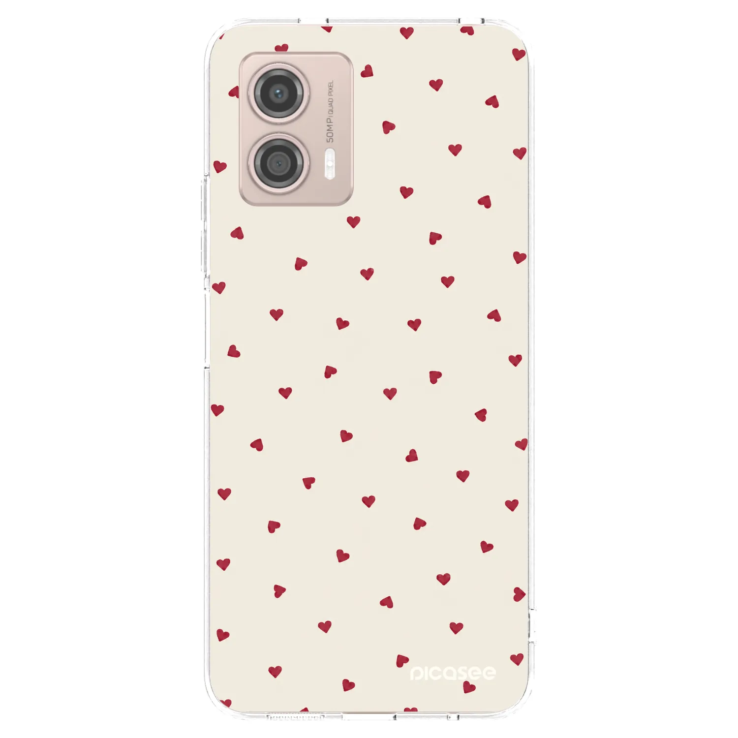 Picasee silikonska prozirna maskica za Motorola Moto G53 5G - Little Love