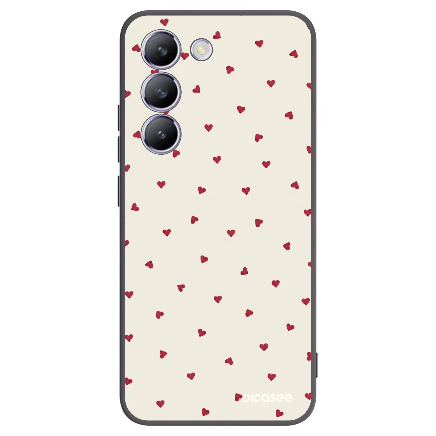 Picasee crna silikonska maskica za Vivo V40 SE 5G - Little Love