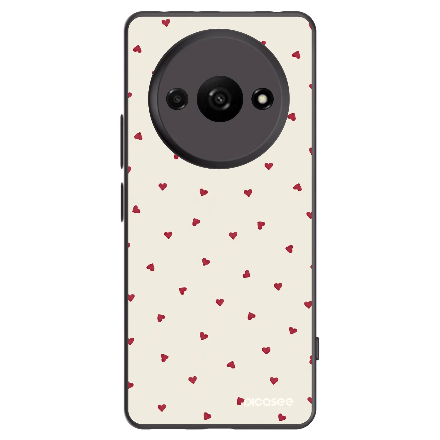 Picasee crna silikonska maskica za Xiaomi Redmi A3 - Little Love
