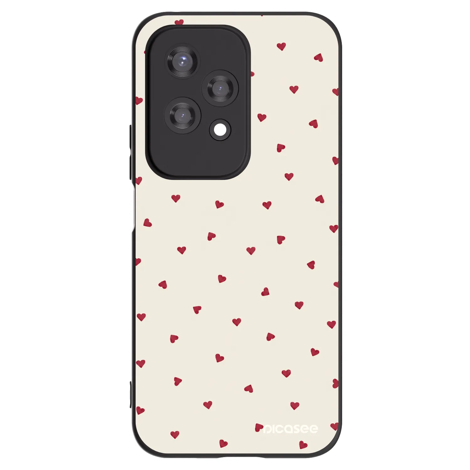 Picasee crna silikonska maskica za Honor 200 Lite - Little Love