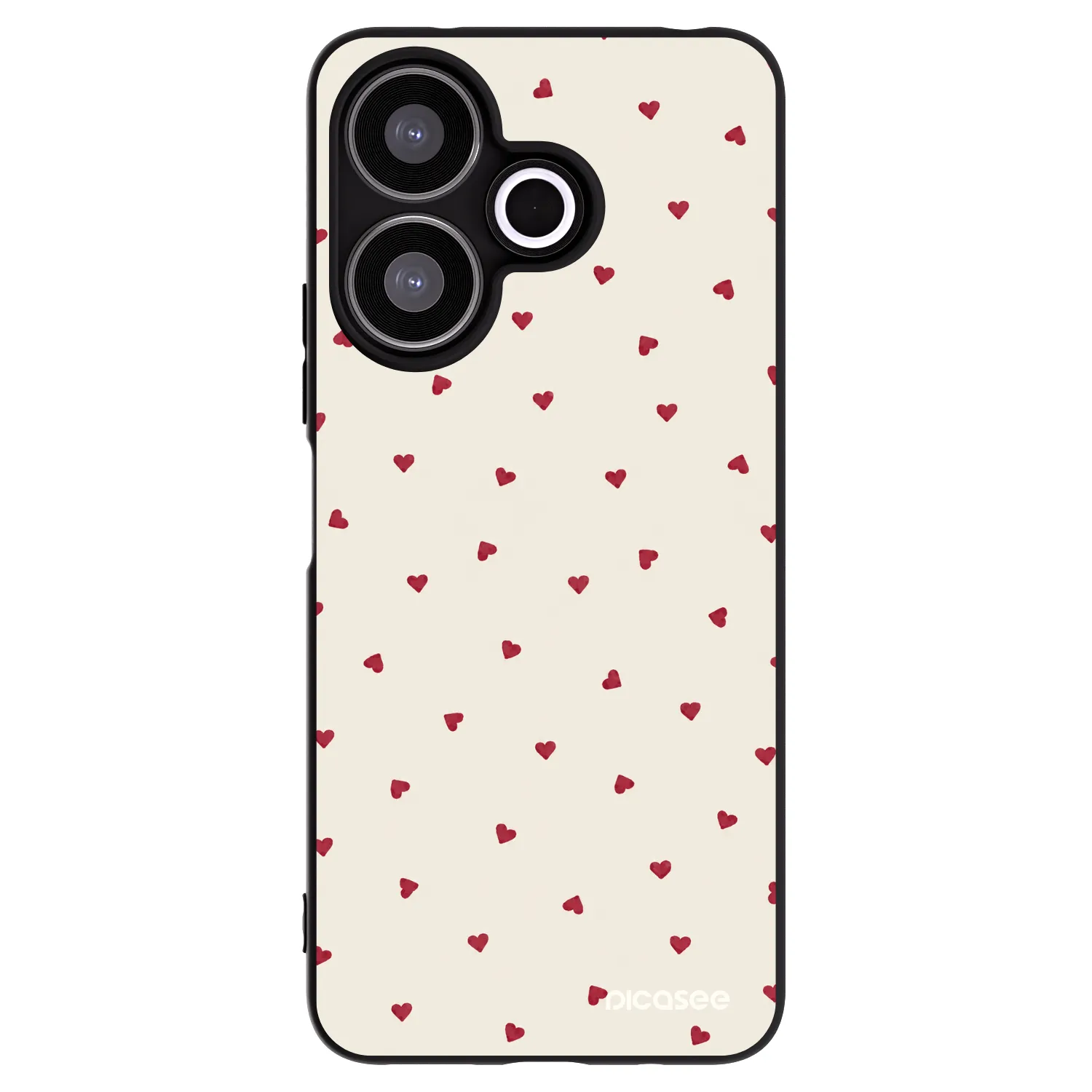 Picasee crna silikonska maskica za Xiaomi Redmi 13 4G - Little Love