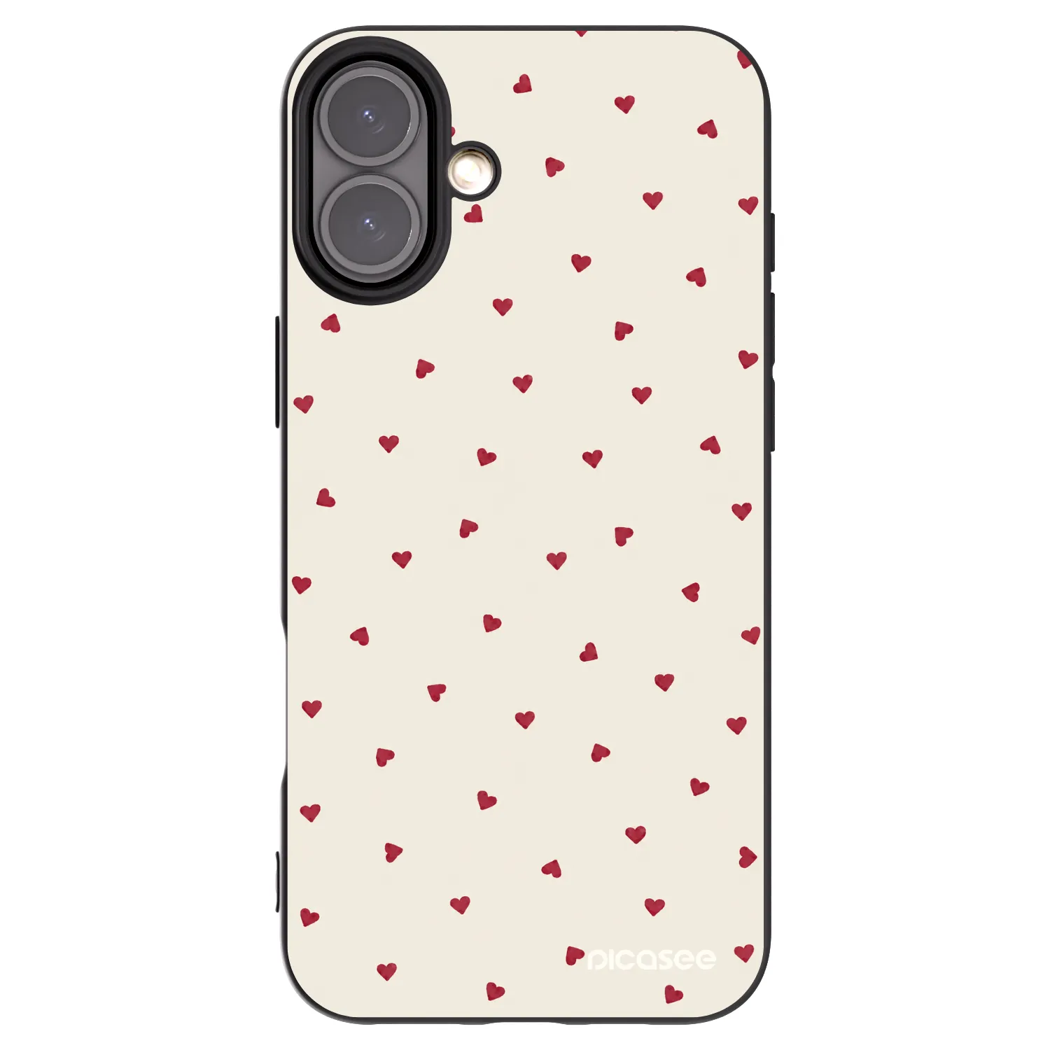 Picasee crna silikonska maskica za Apple iPhone 16 Plus - Little Love