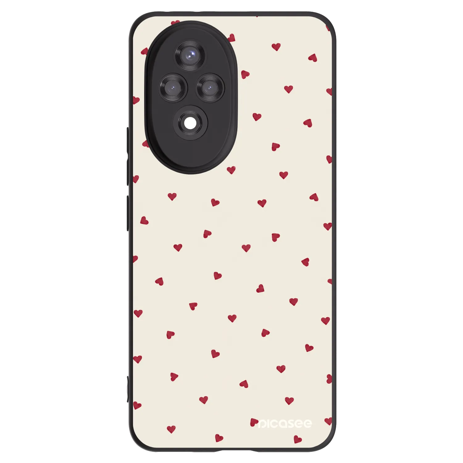 Picasee crna silikonska maskica za Honor 200 Pro 5G - Little Love