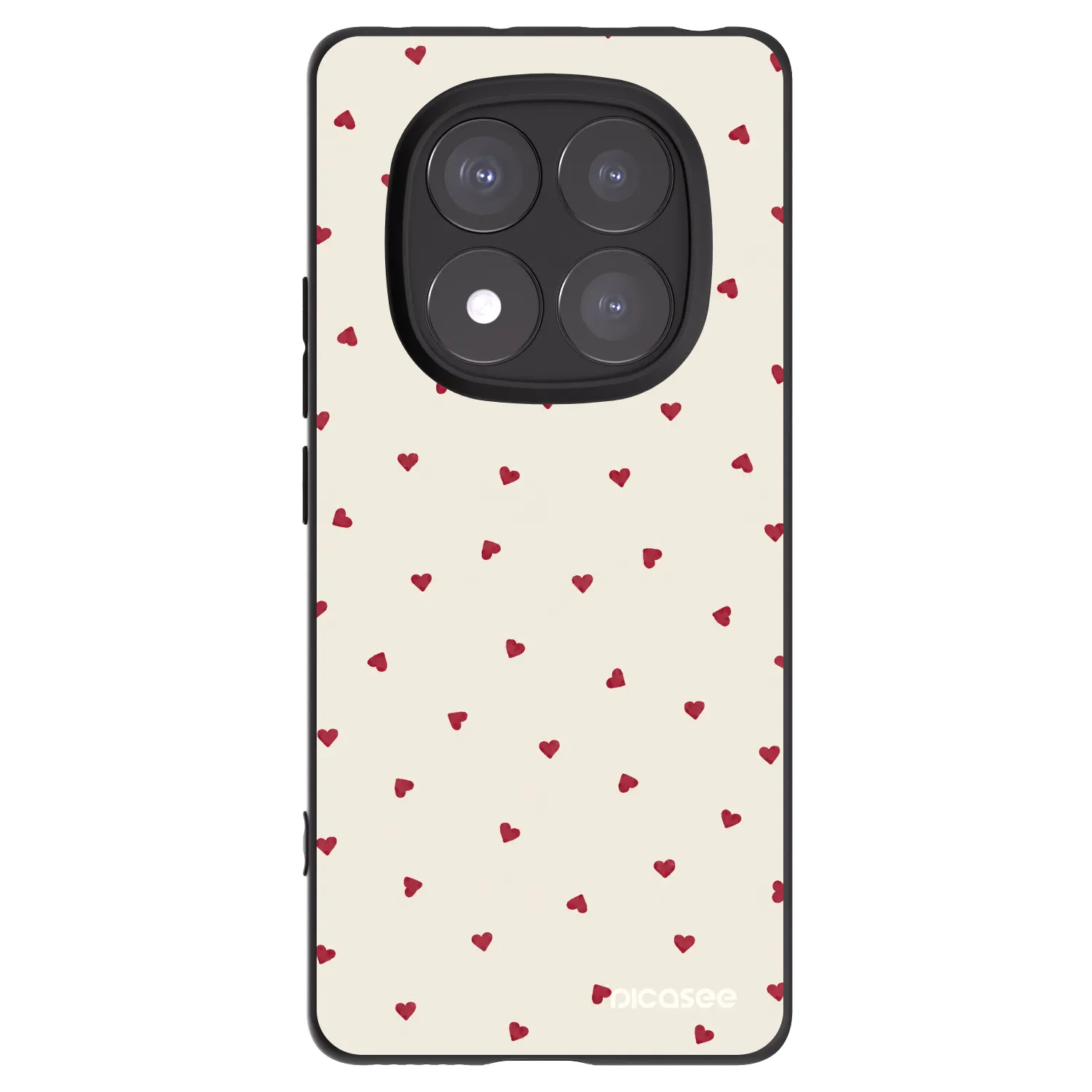 Picasee crna silikonska maskica za Xiaomi Redmi Note 14 Pro+ 5G - Little Love