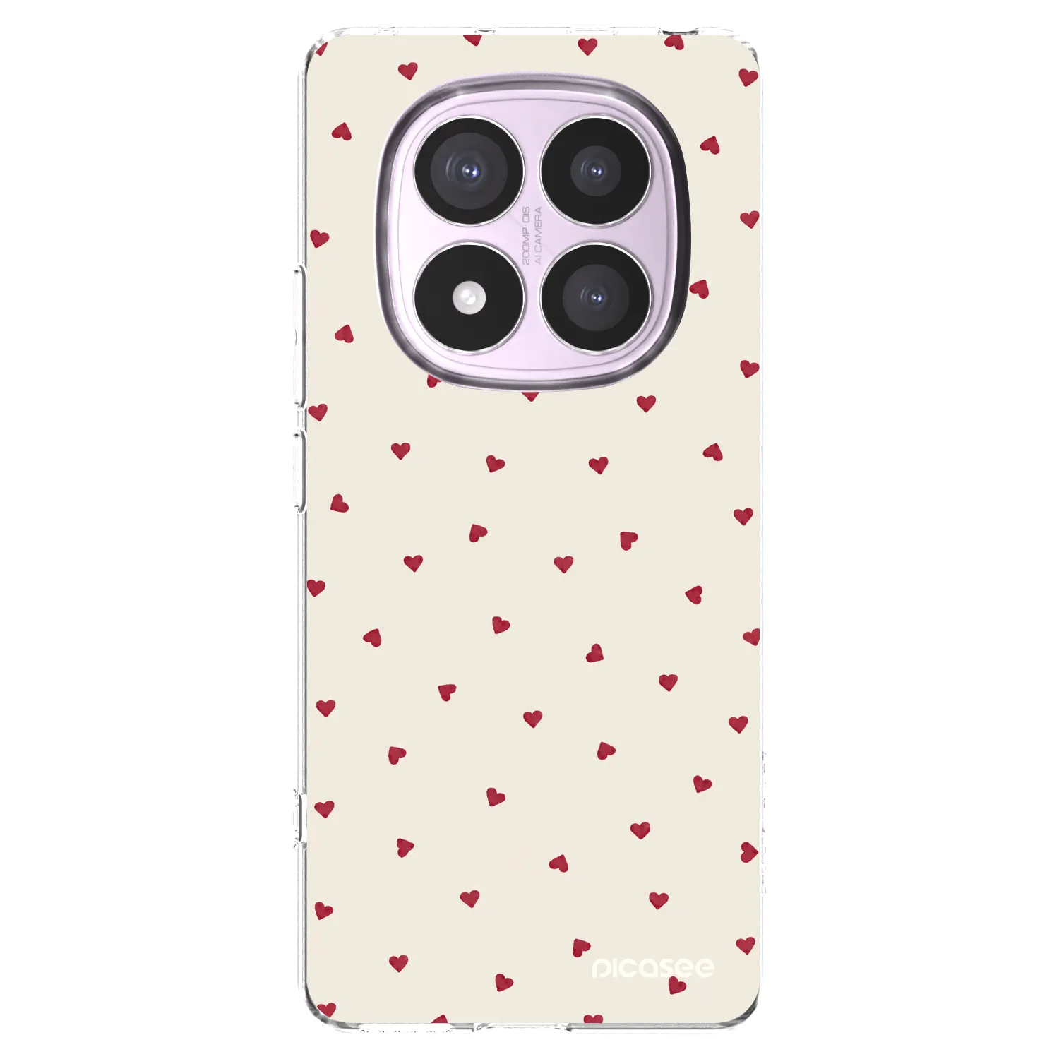 Picasee silikonska prozirna maskica za Xiaomi Redmi Note 14 Pro 5G - Little Love