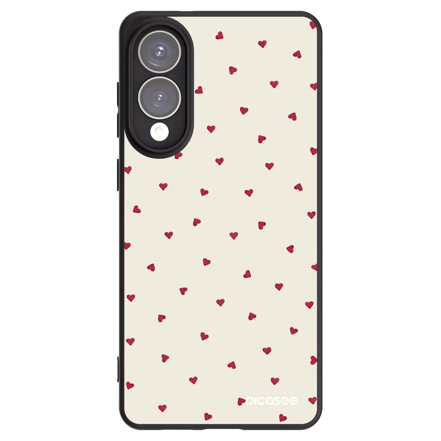 Picasee crna silikonska maskica za Samsung Galaxy S25 Edge 5G - Little Love