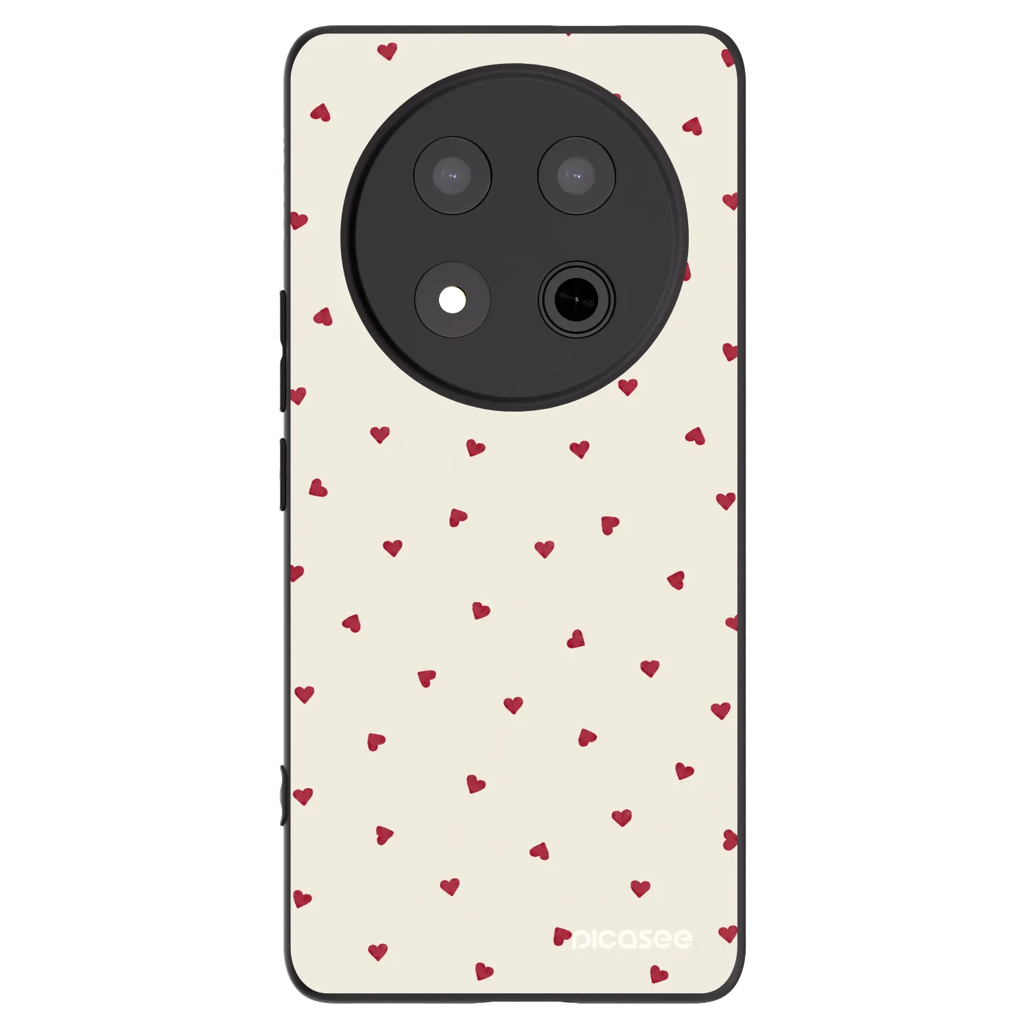 Picasee crna silikonska maskica za Honor Magic7 Lite 5G - Little Love